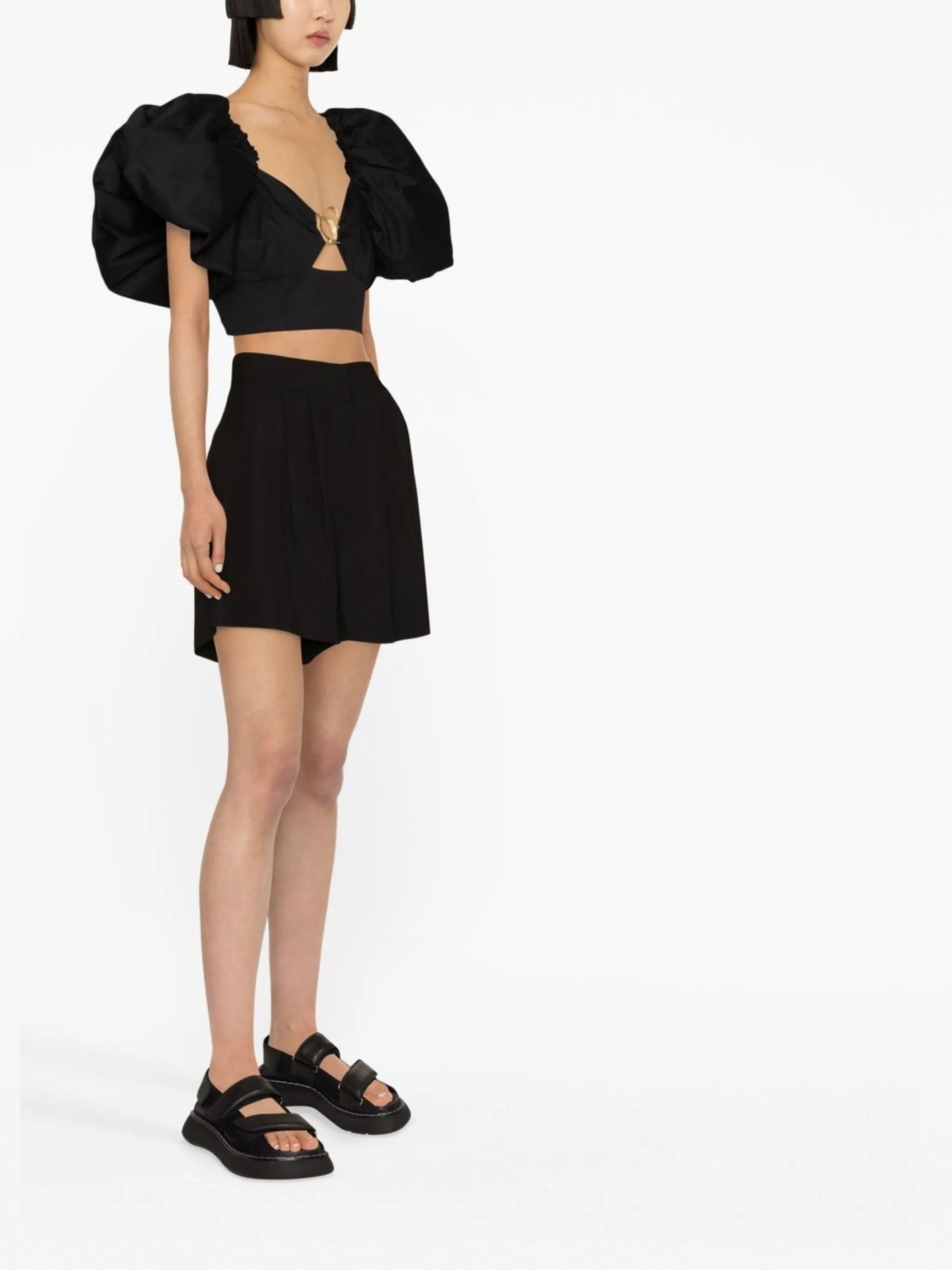 Marcel puff-sleeve blouse