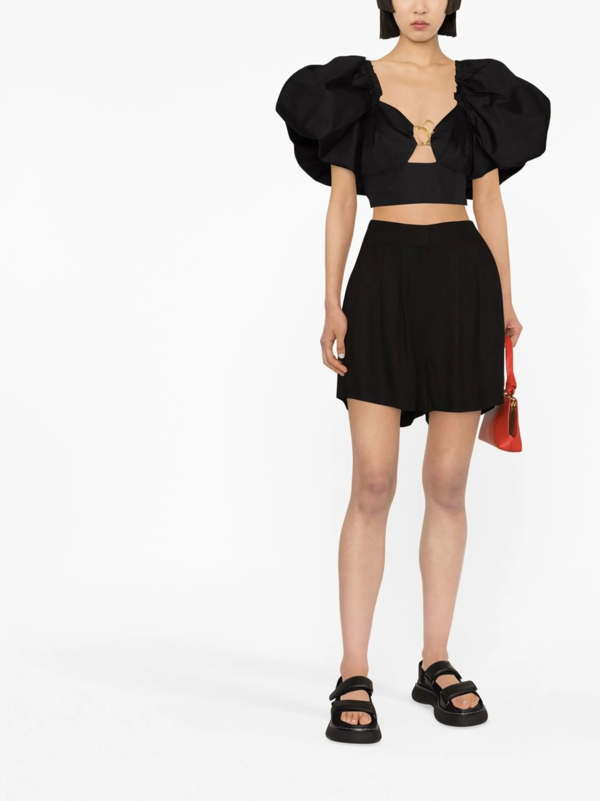 Marcel puff-sleeve blouse