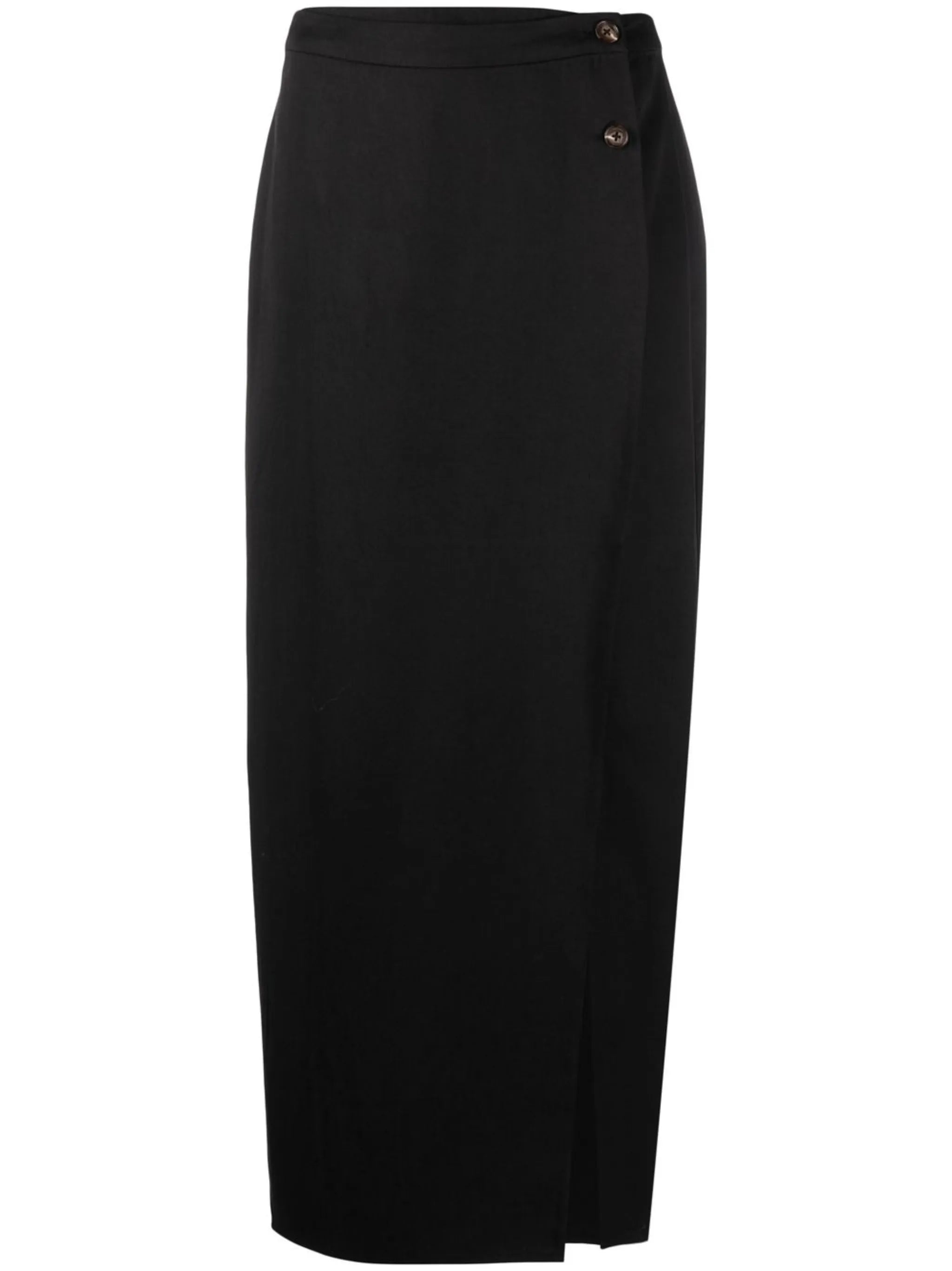 Kai wrap-design skirt