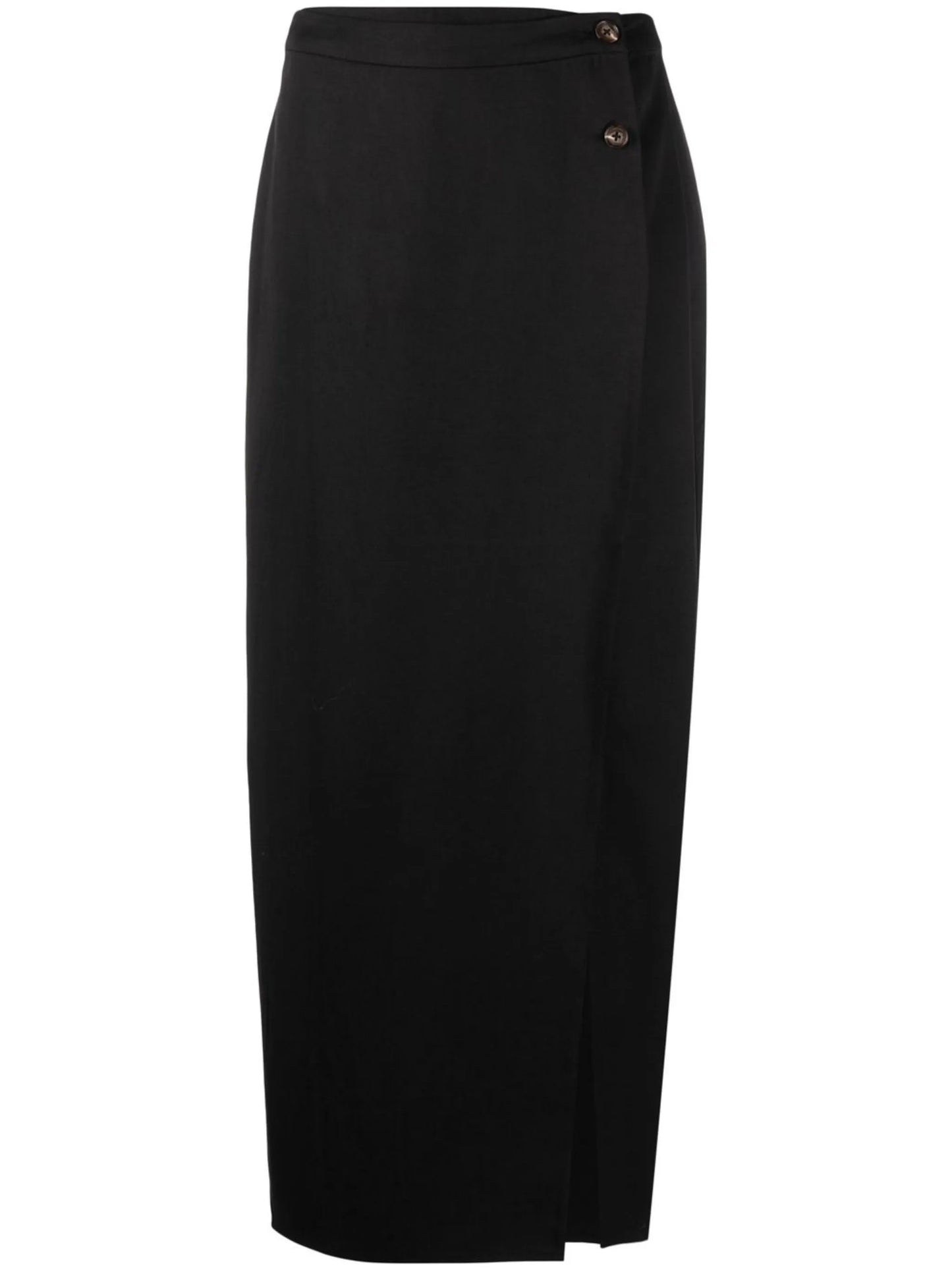 Kai wrap-design skirt