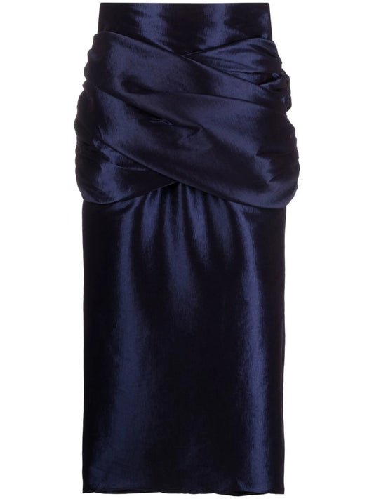 Colette taffeta pencil skirt