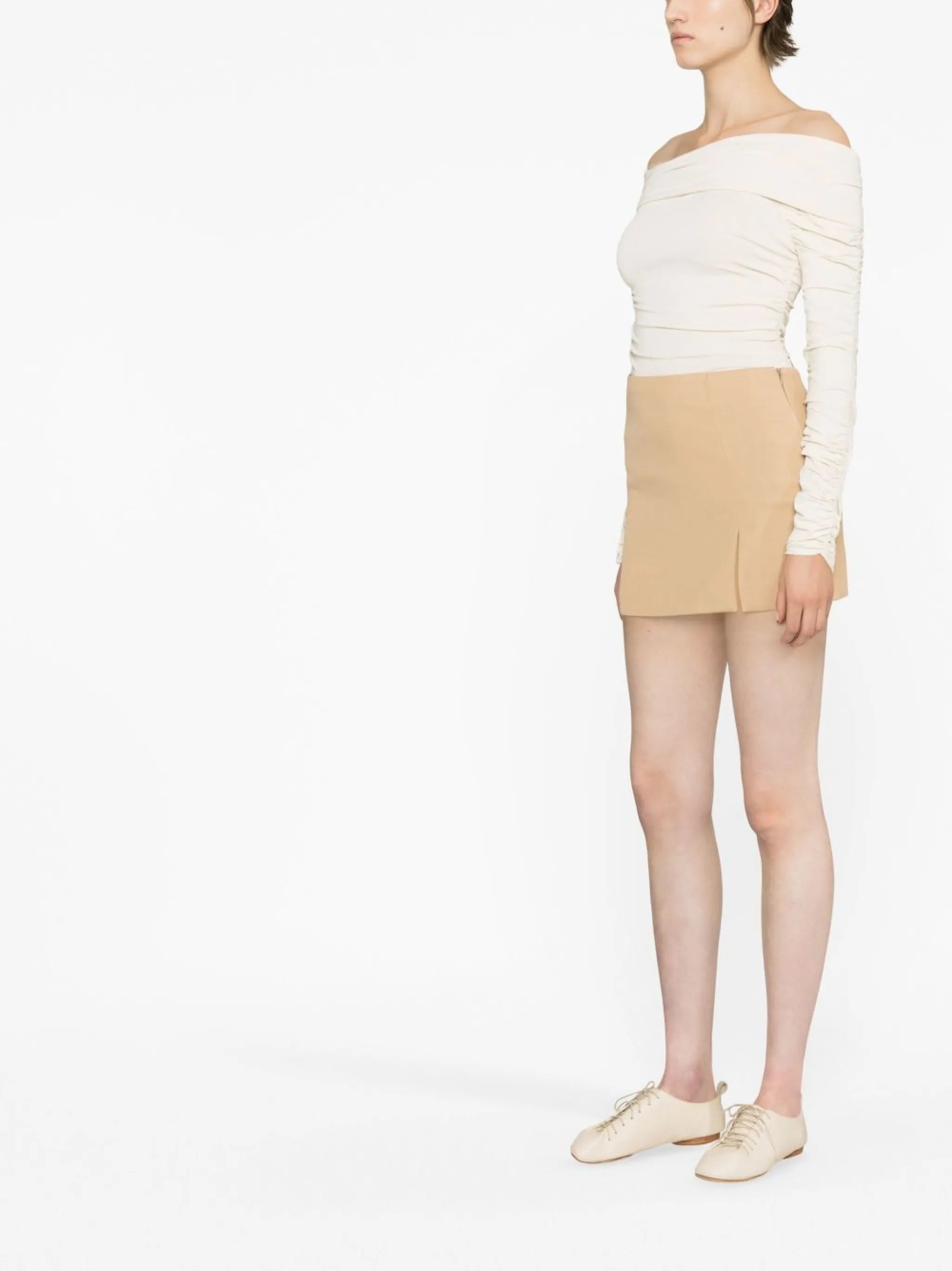 Della twill miniskirt