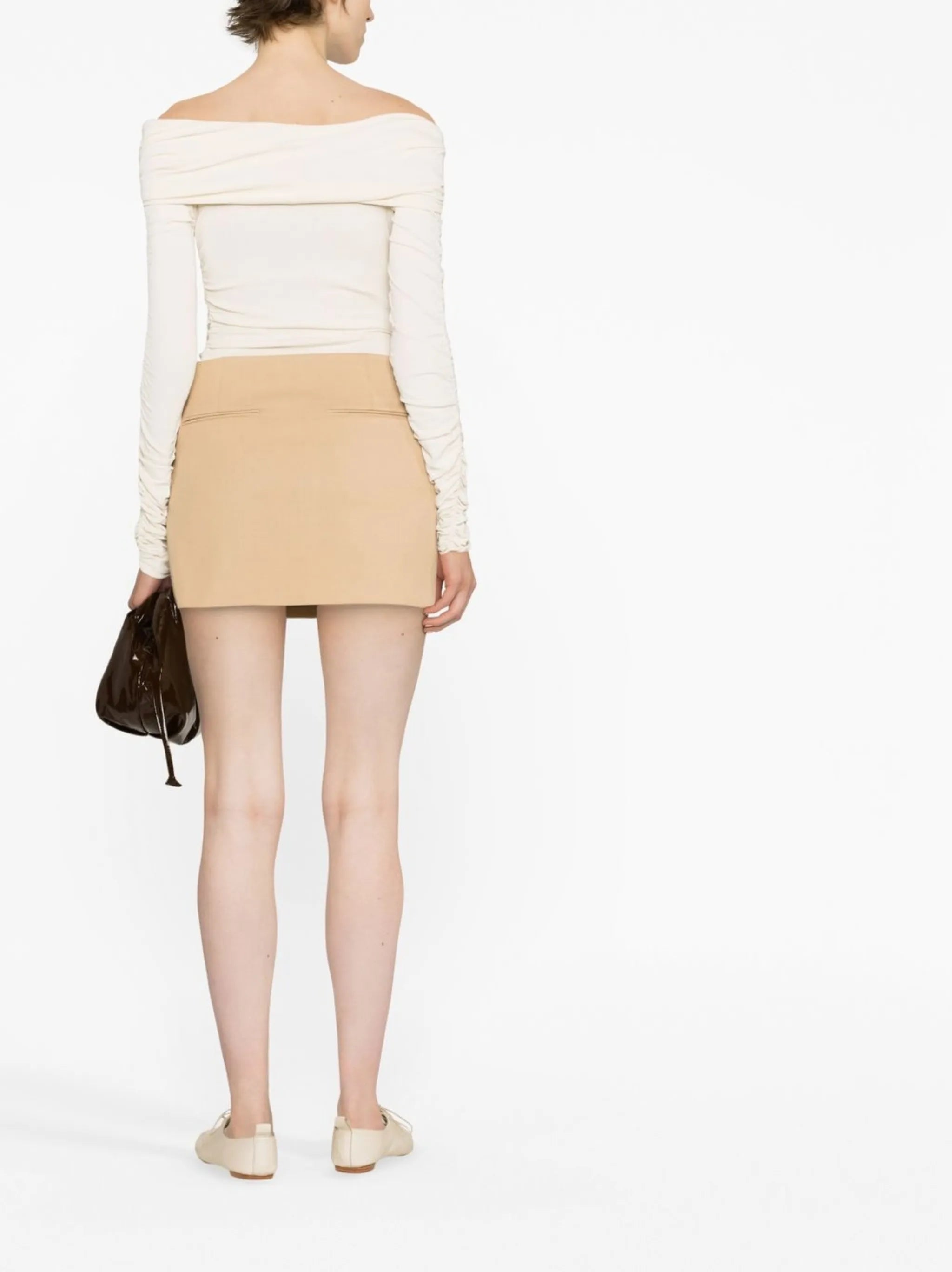 Della twill miniskirt