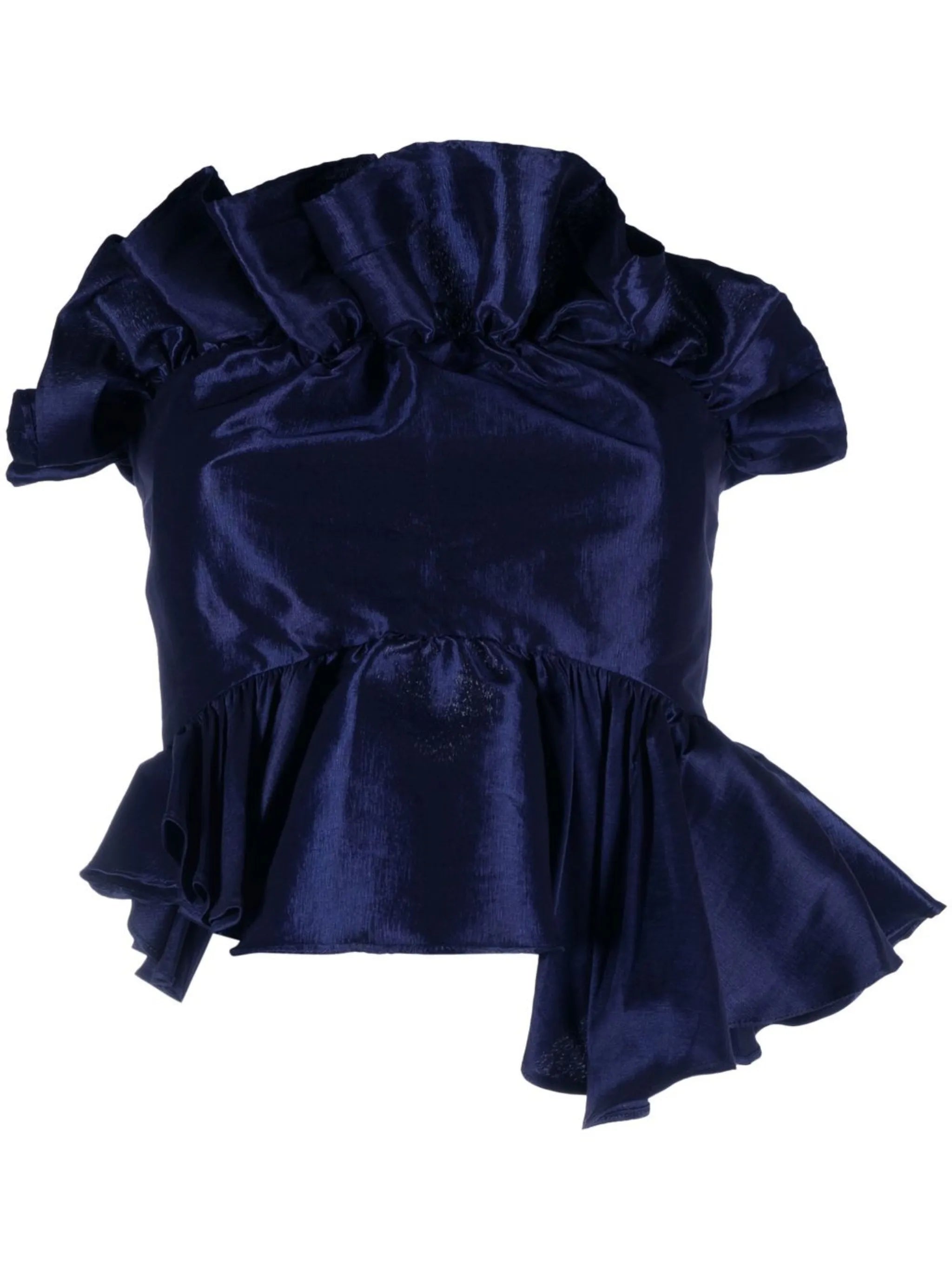 Jette taffeta strapless top