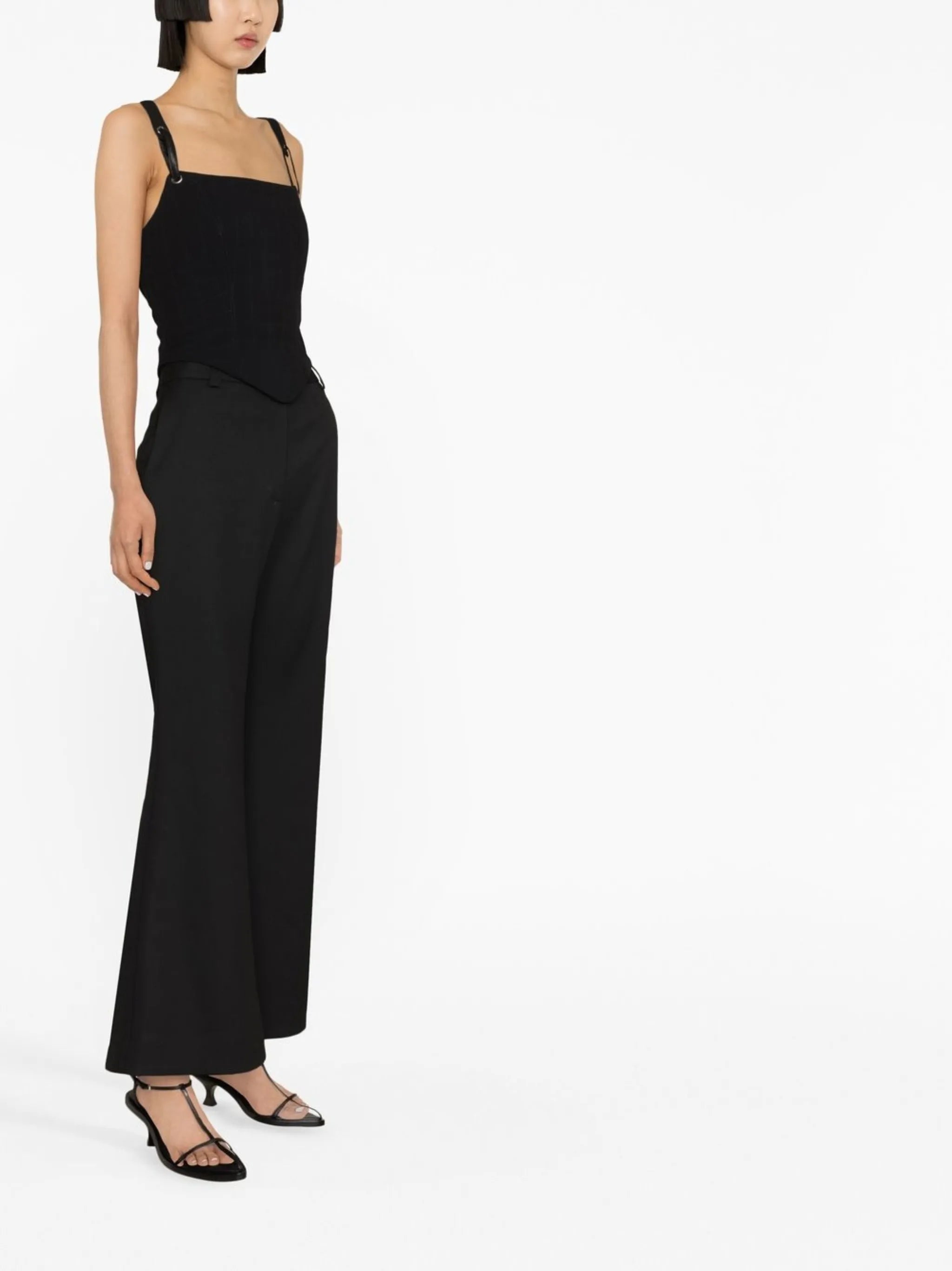 Lottie seam-detail bodice top