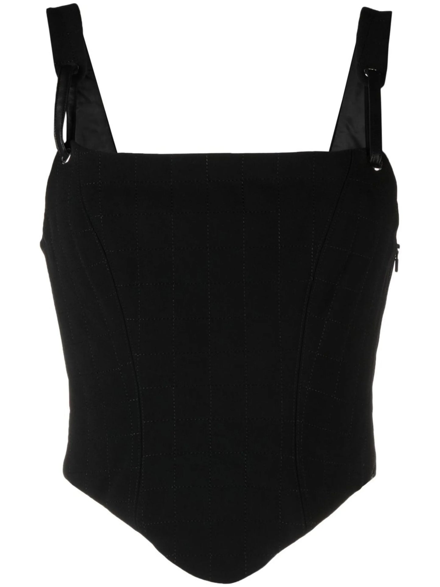 Lottie seam-detail bodice top