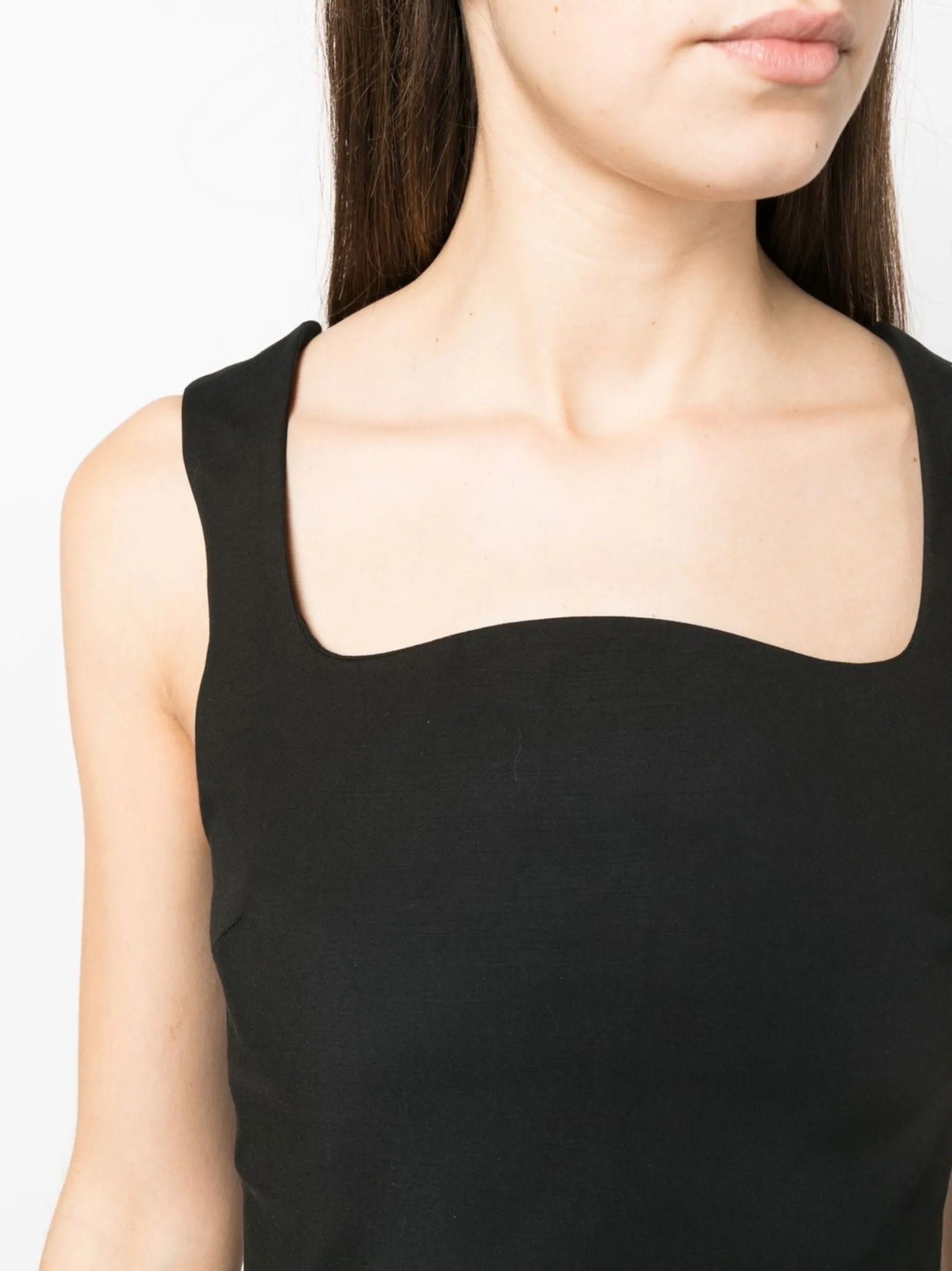Reagan cropped vest