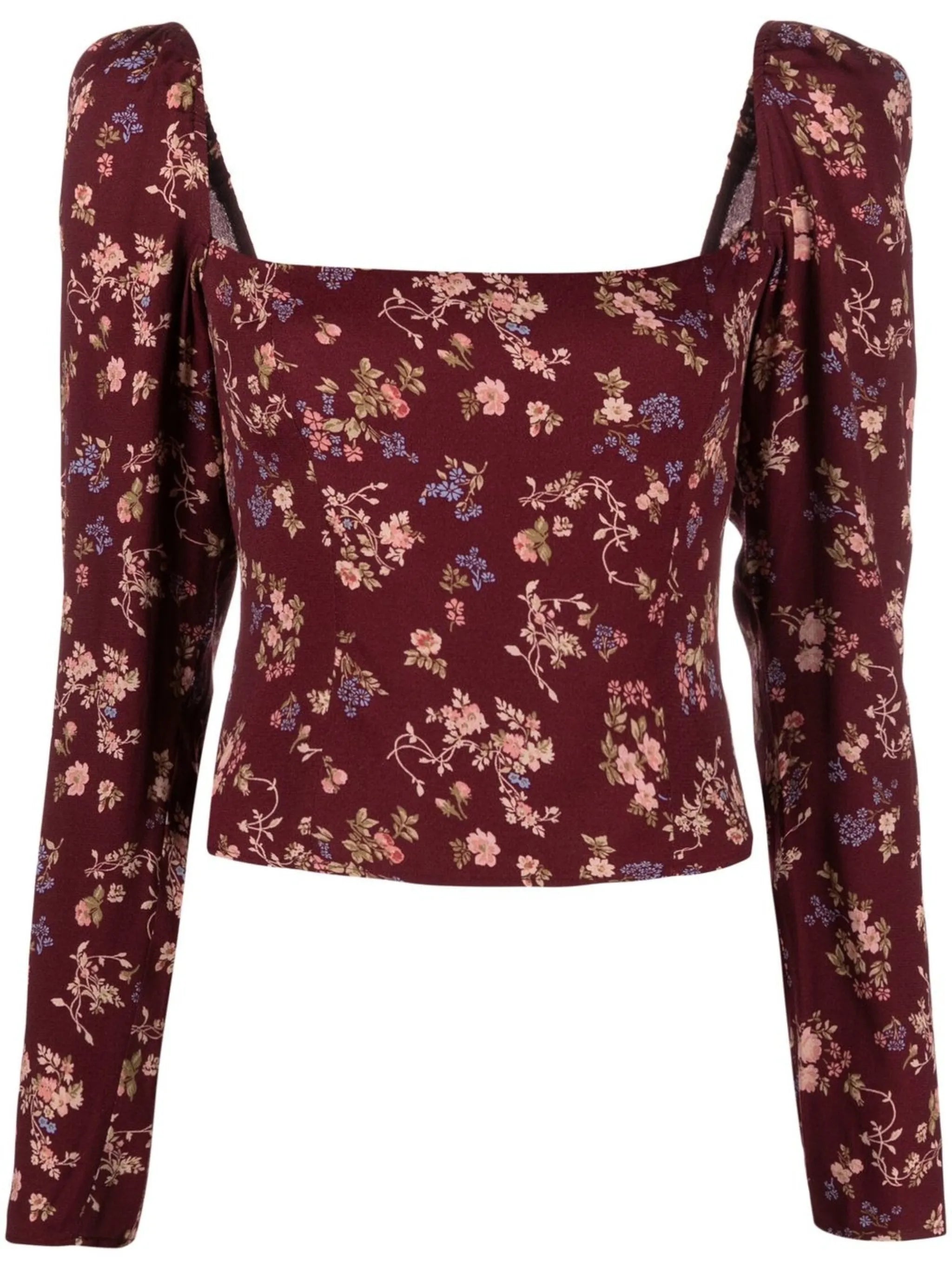 Demi floral-print top