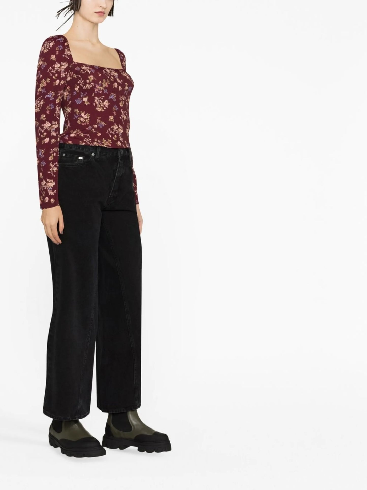 Demi floral-print top