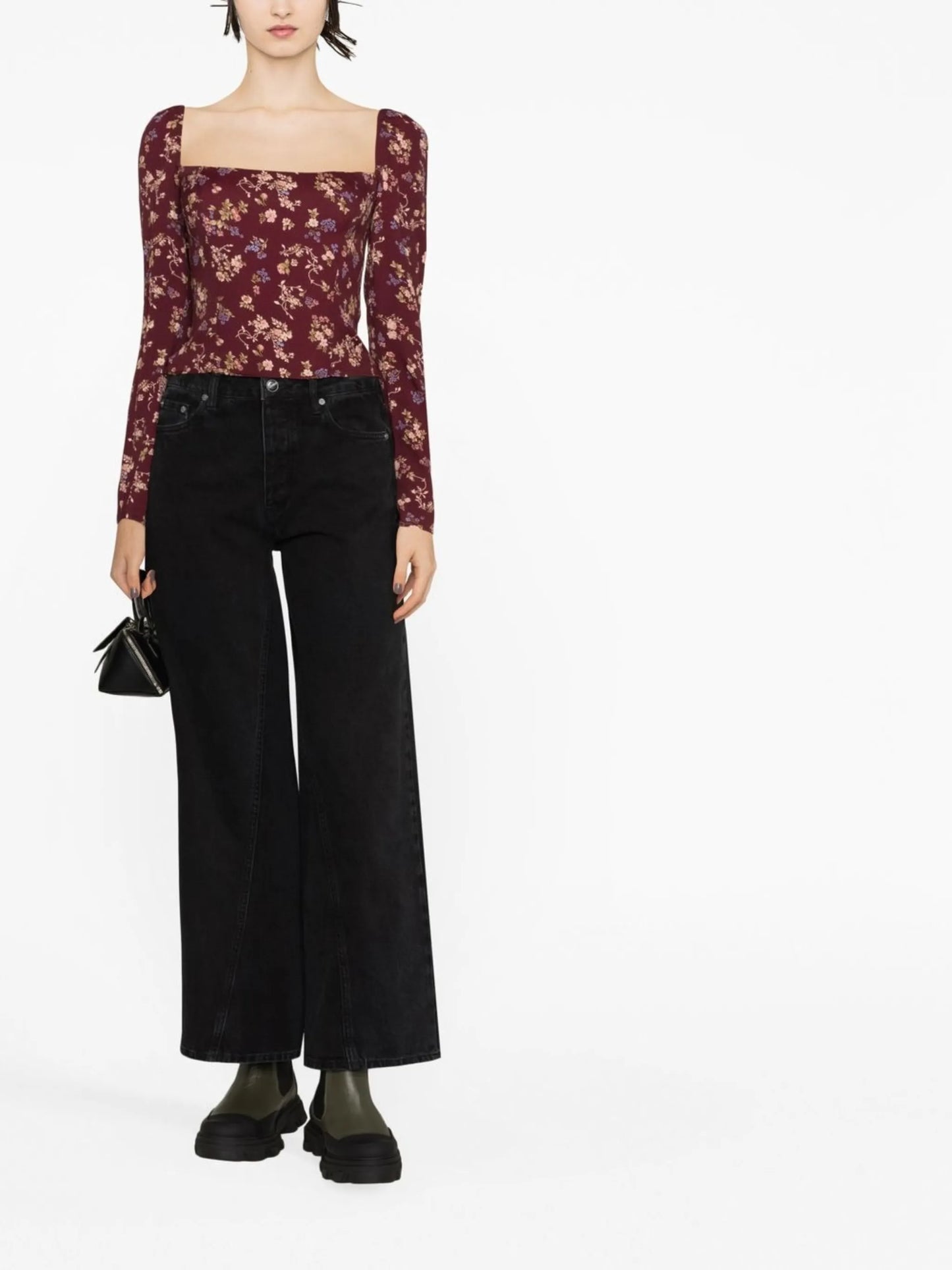 Demi floral-print top