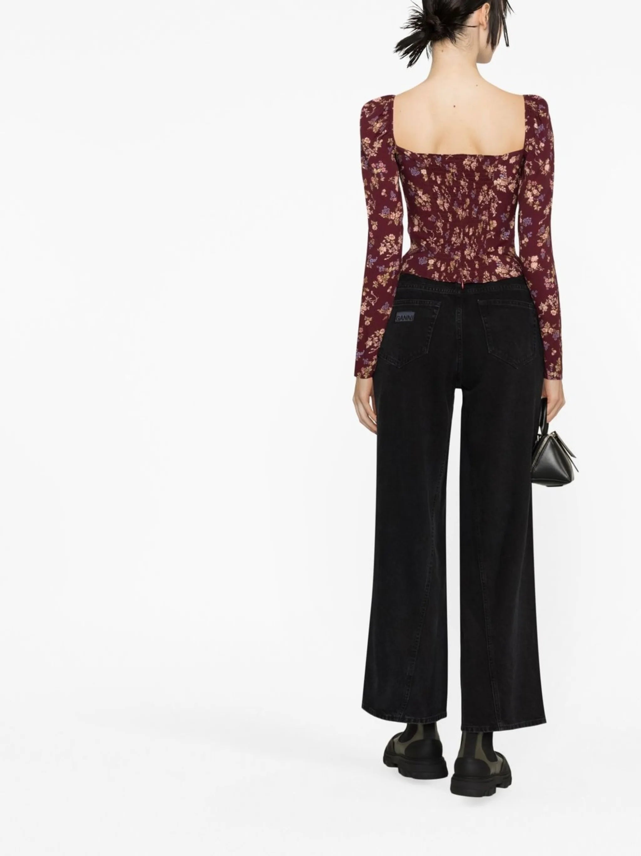 Demi floral-print top