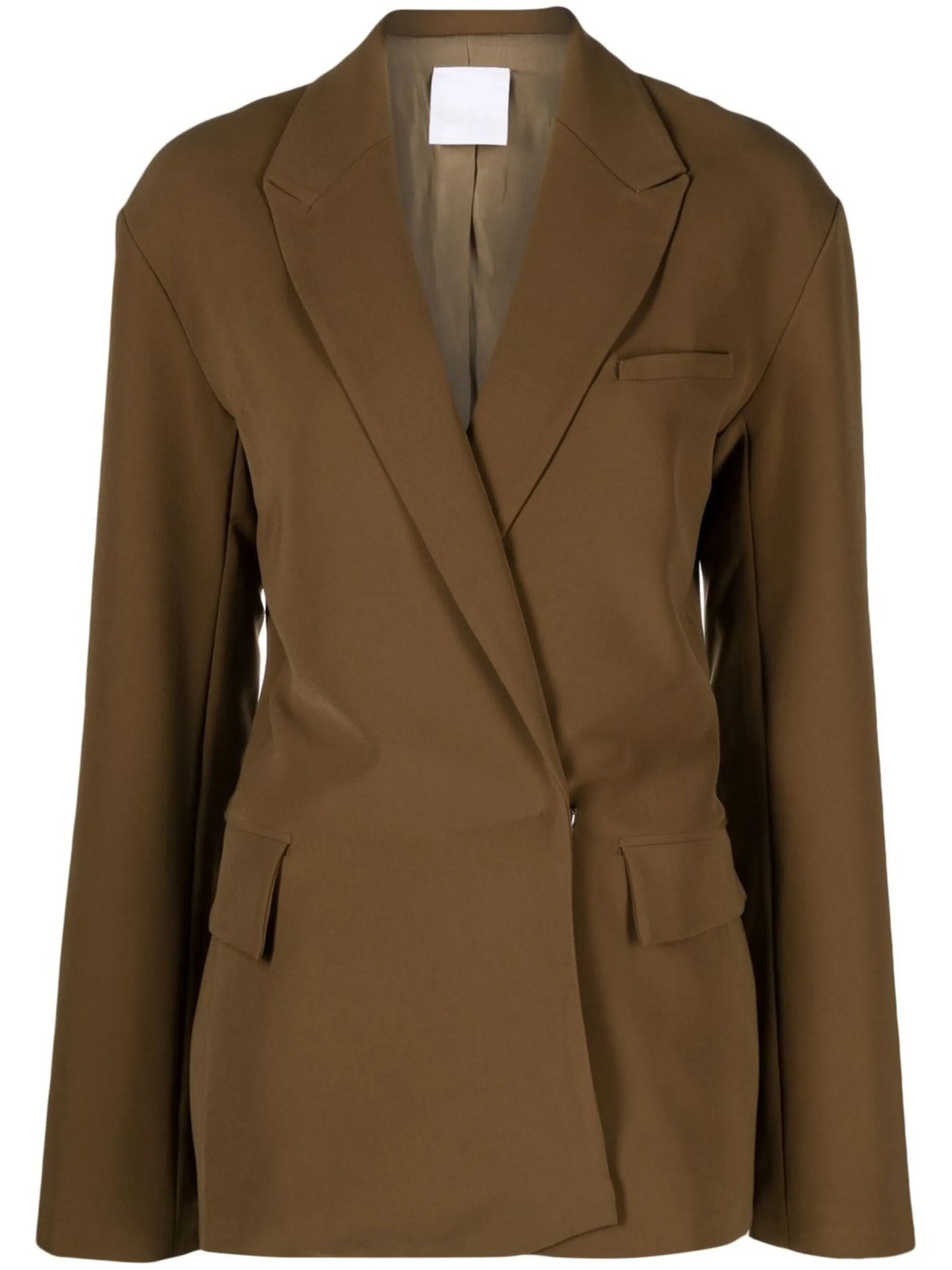 notched-lapel tailored blazer