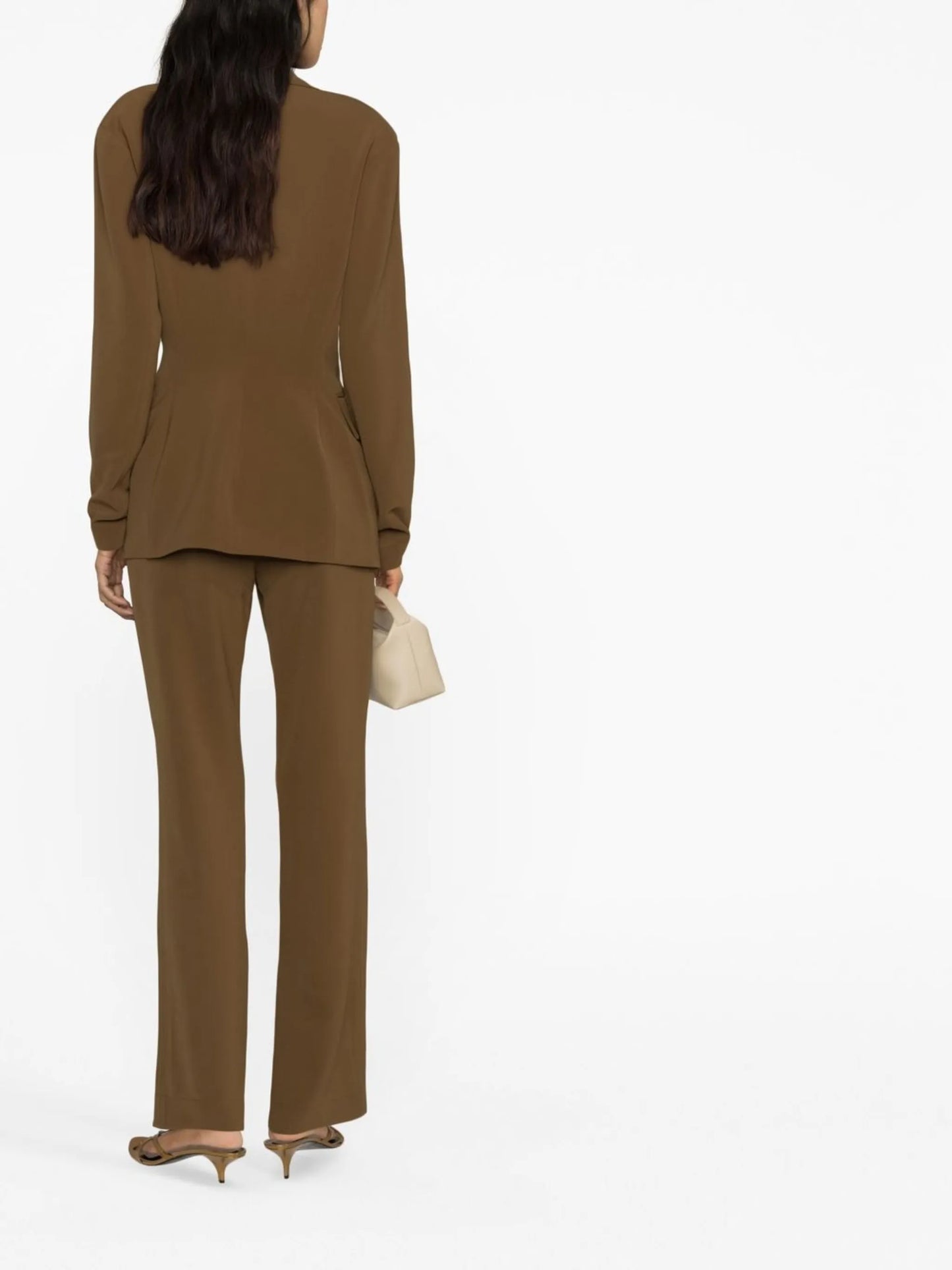 notched-lapel tailored blazer