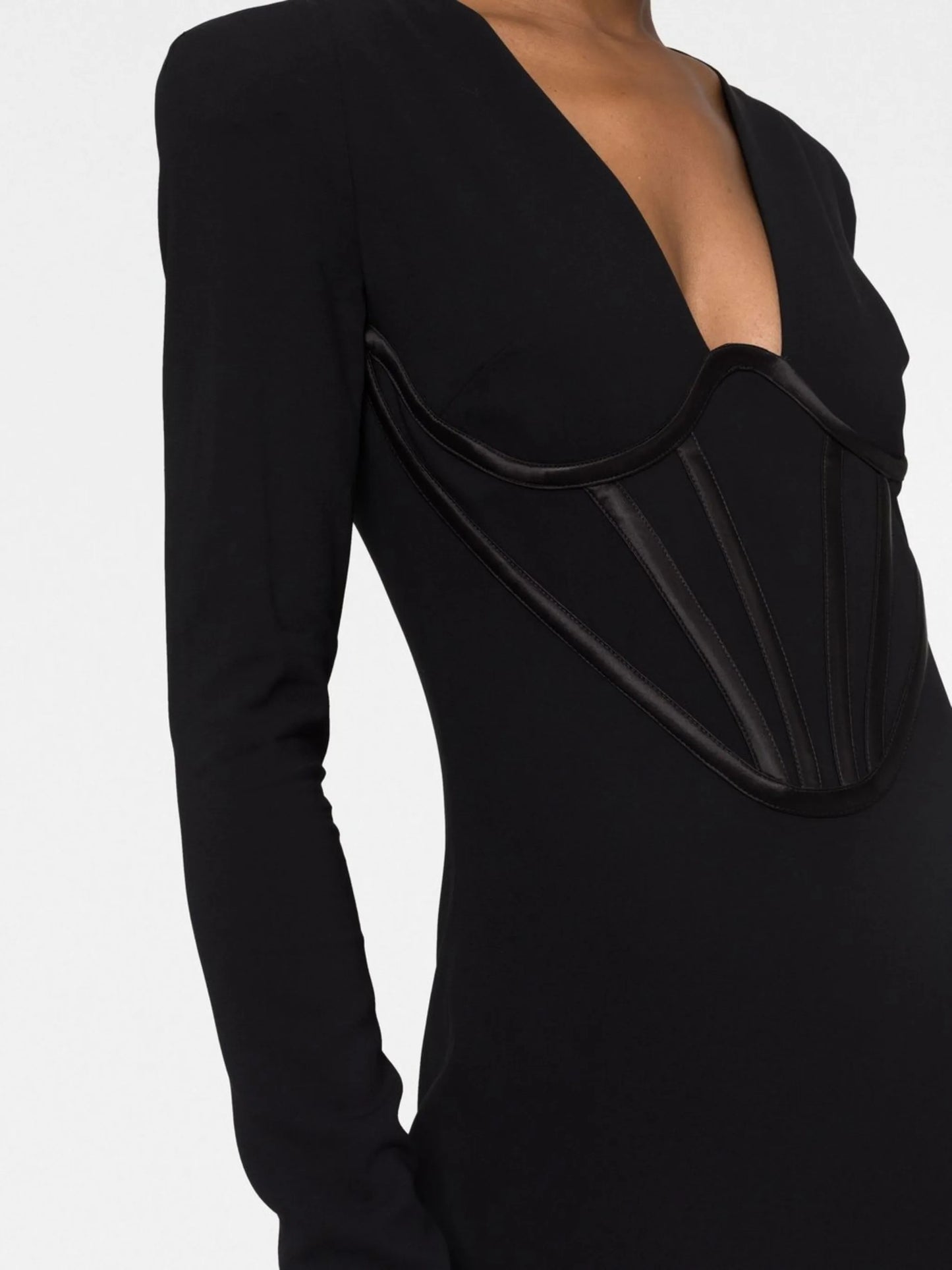 corset-style minidress