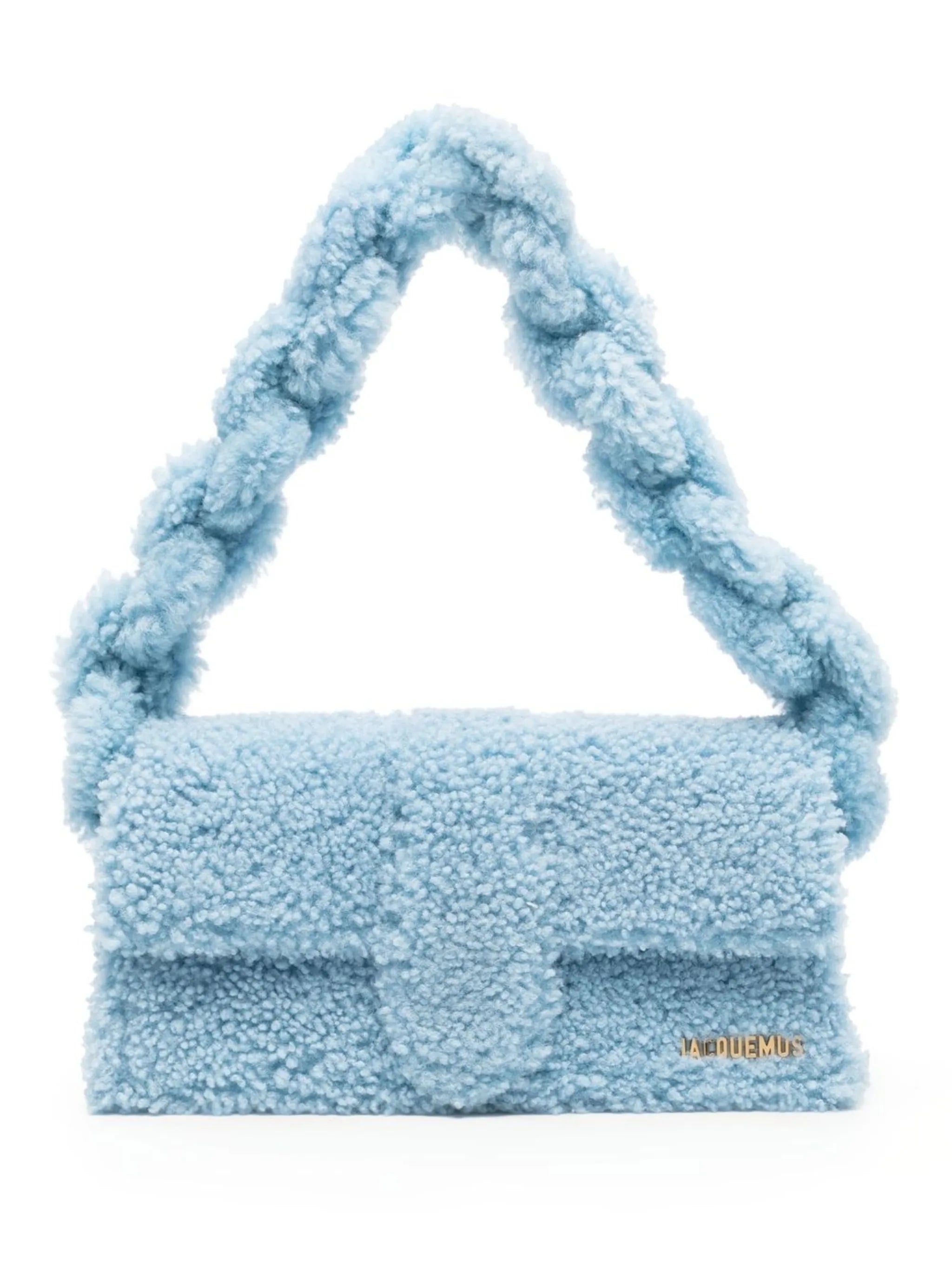 Le Bambidou shearling shoulder bag
