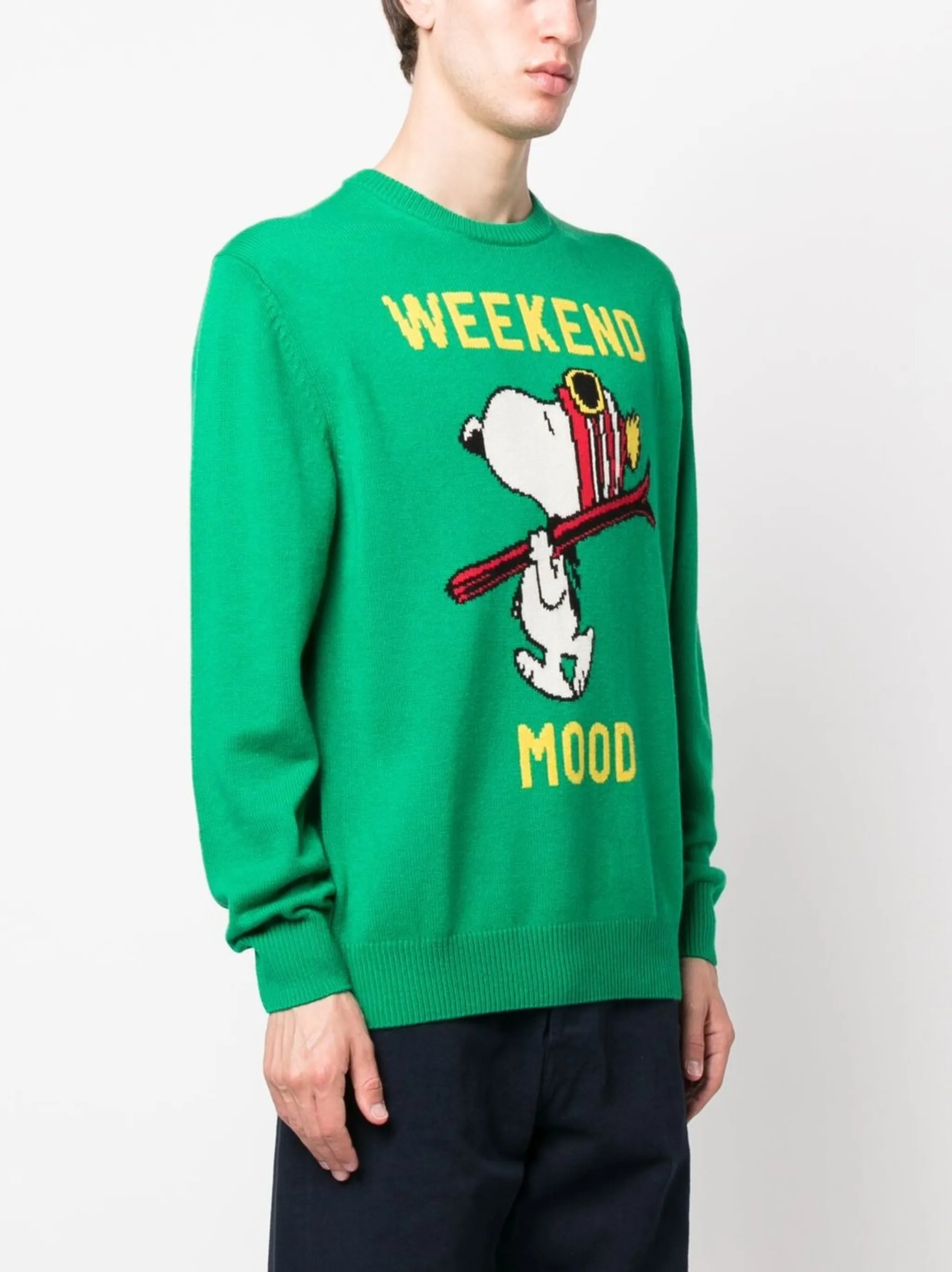 Snoopy-knit jumper
