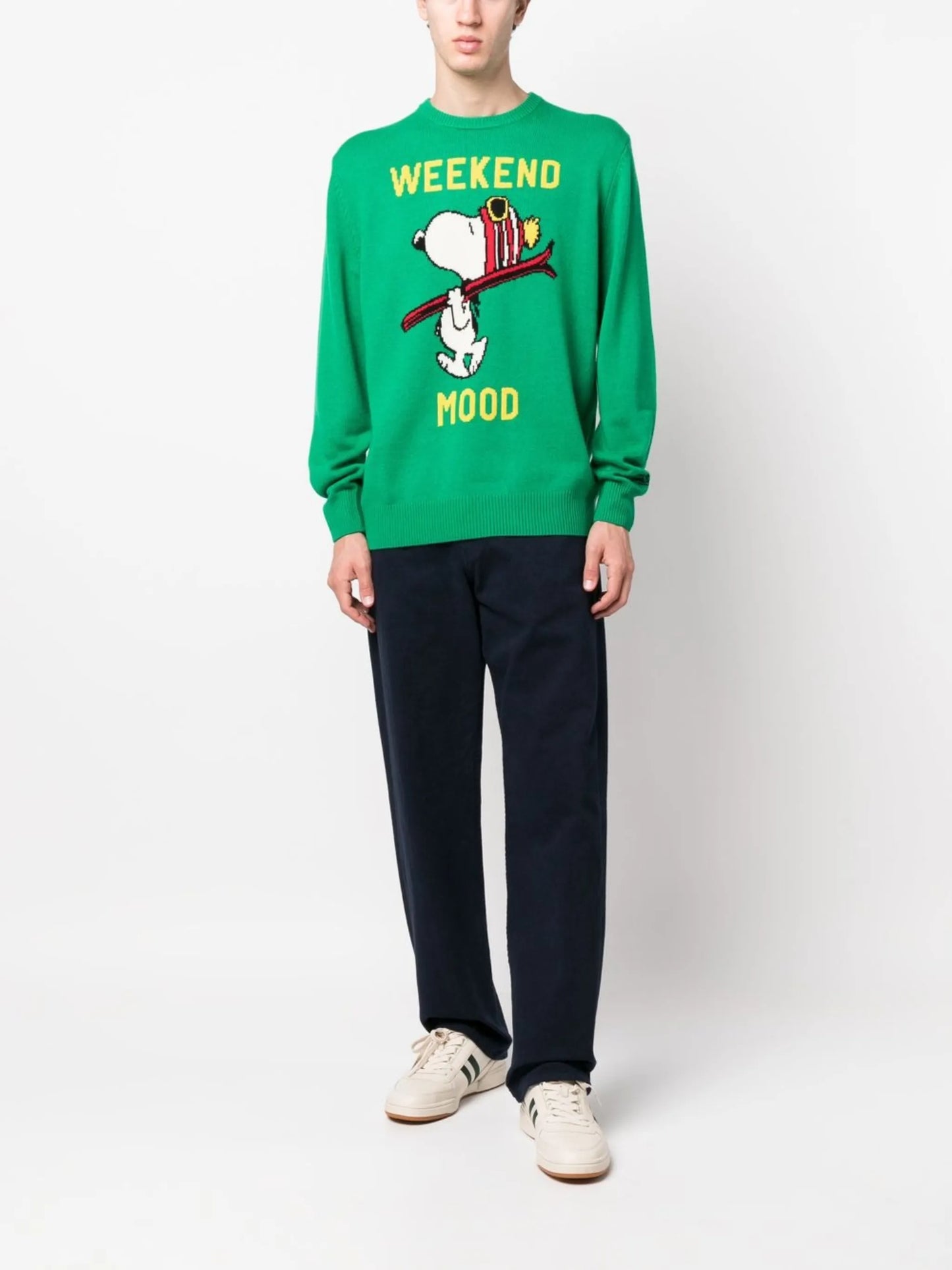 Snoopy-knit jumper