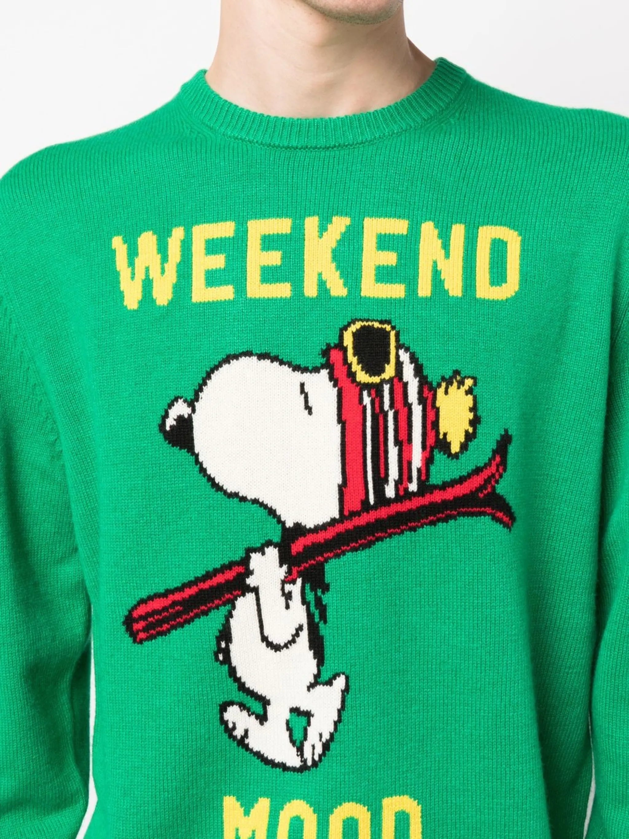 Snoopy-knit jumper