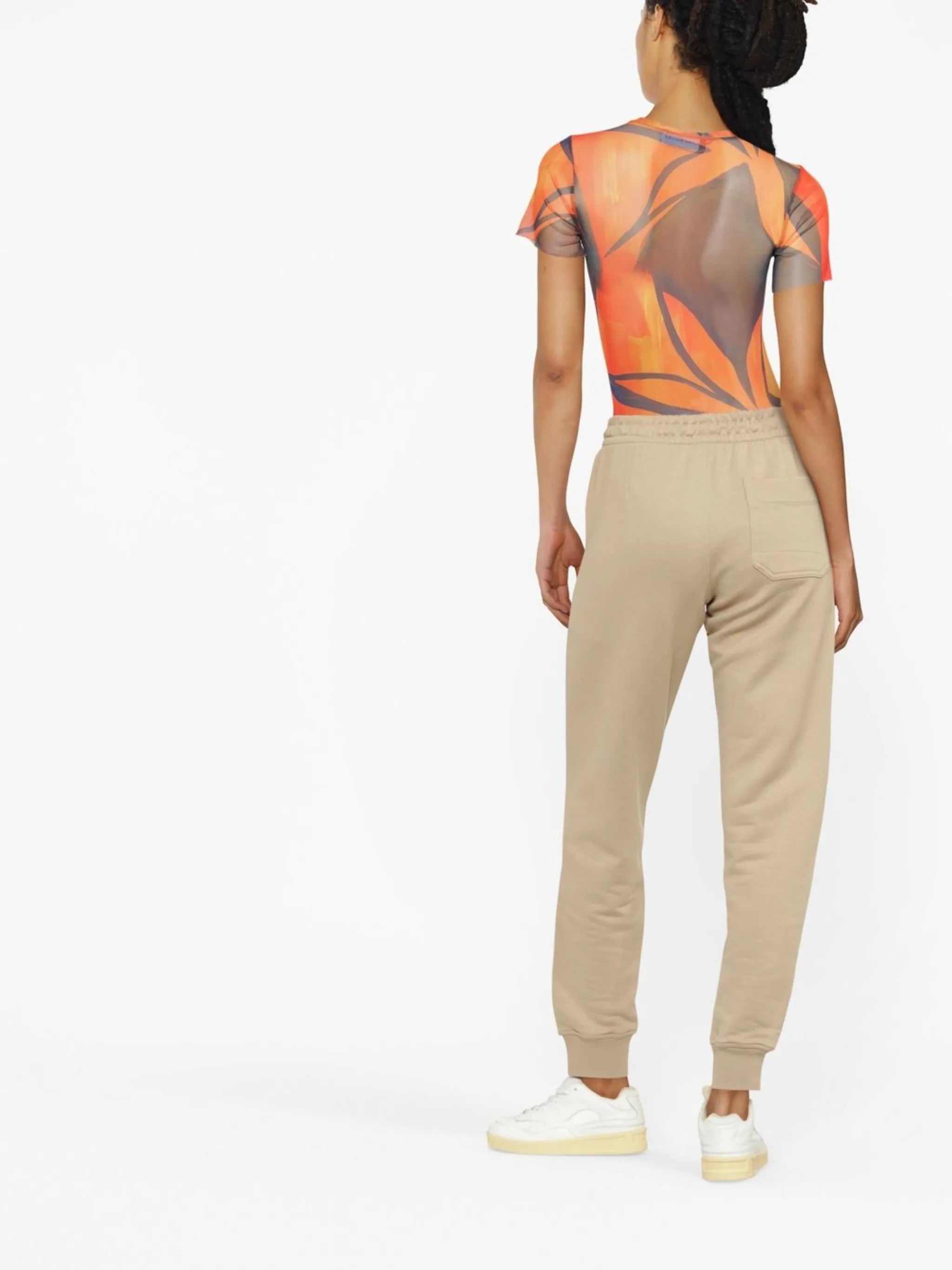 logo-print track pants