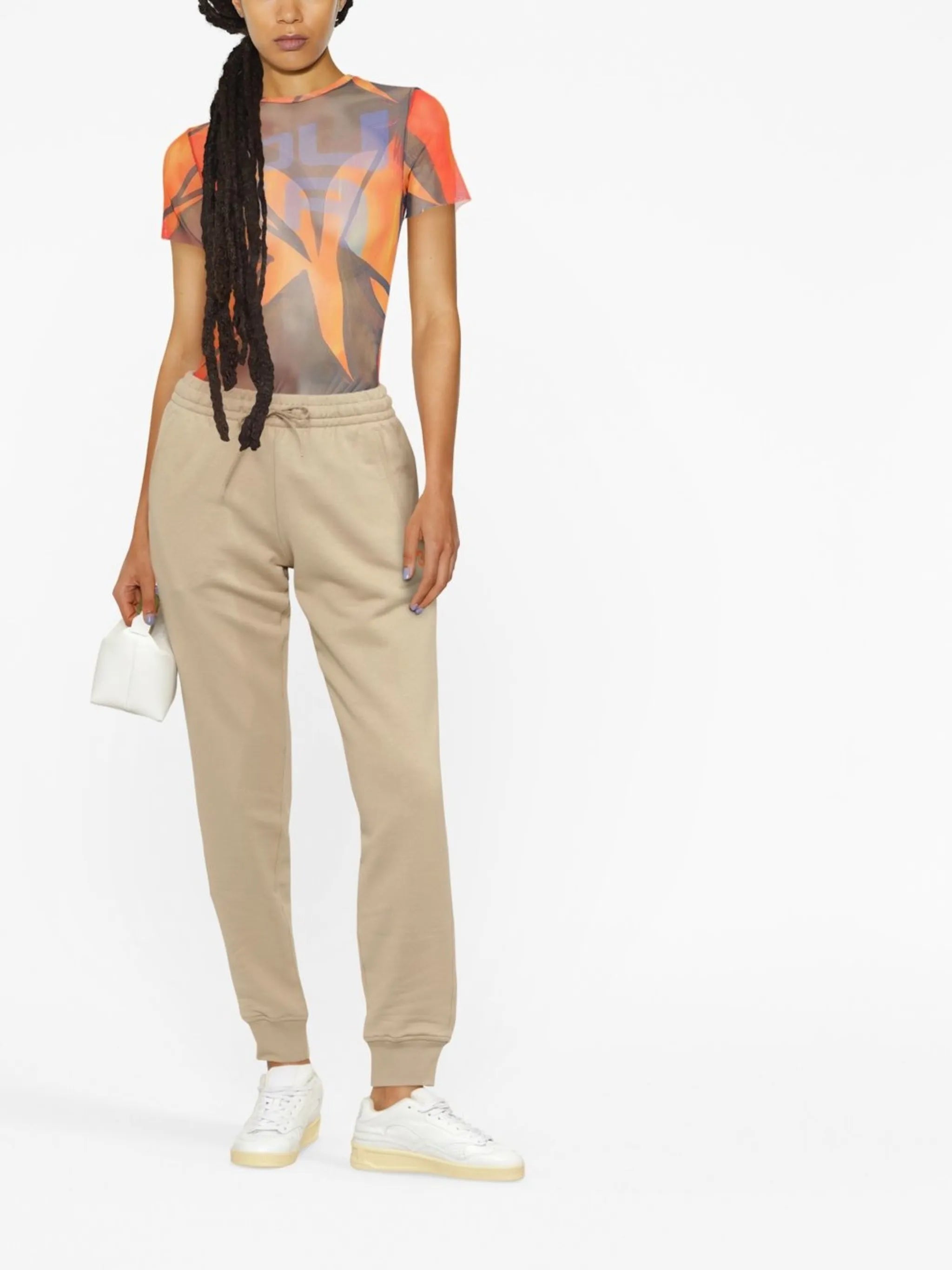 logo-print track pants