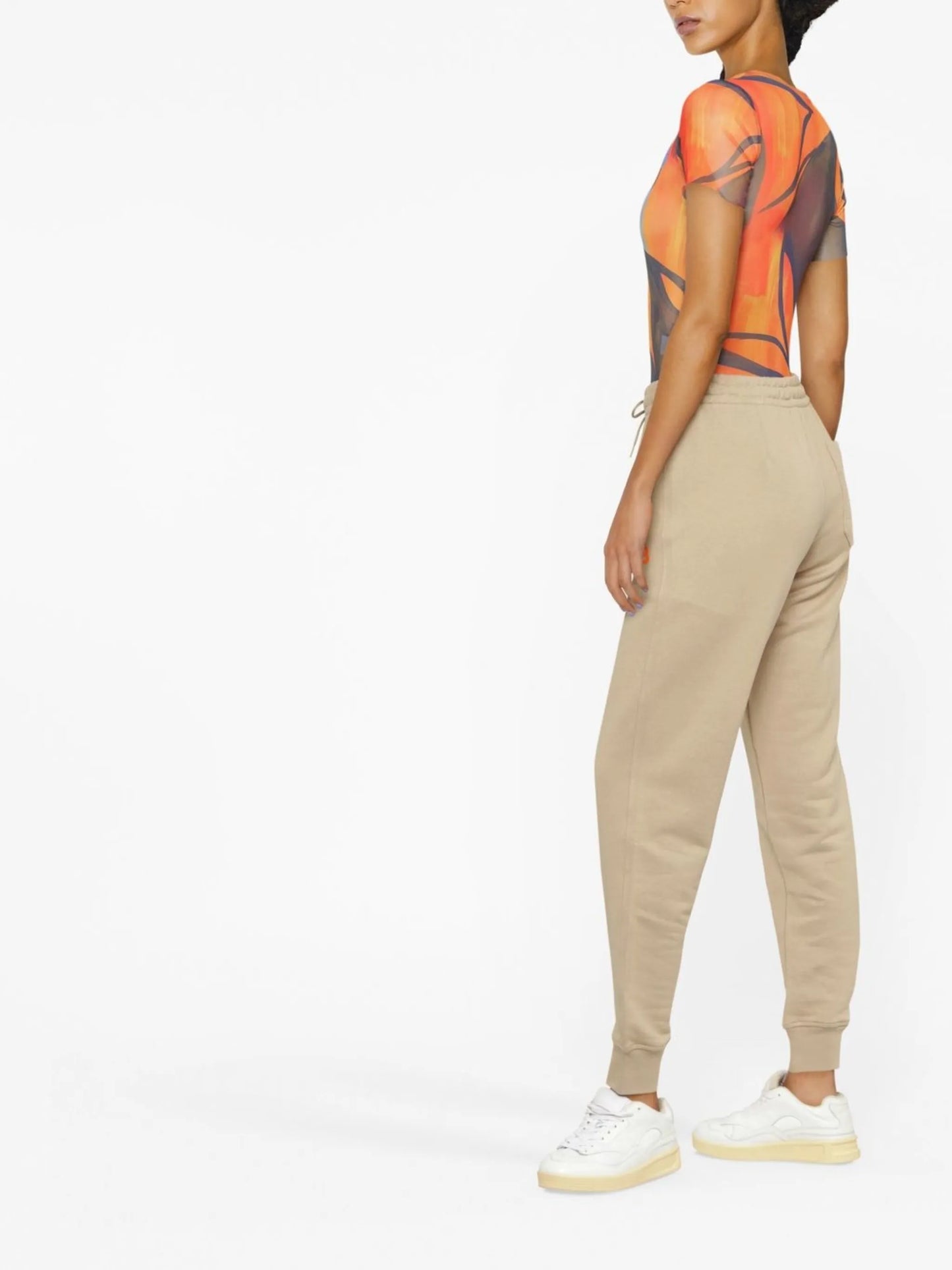 logo-print track pants