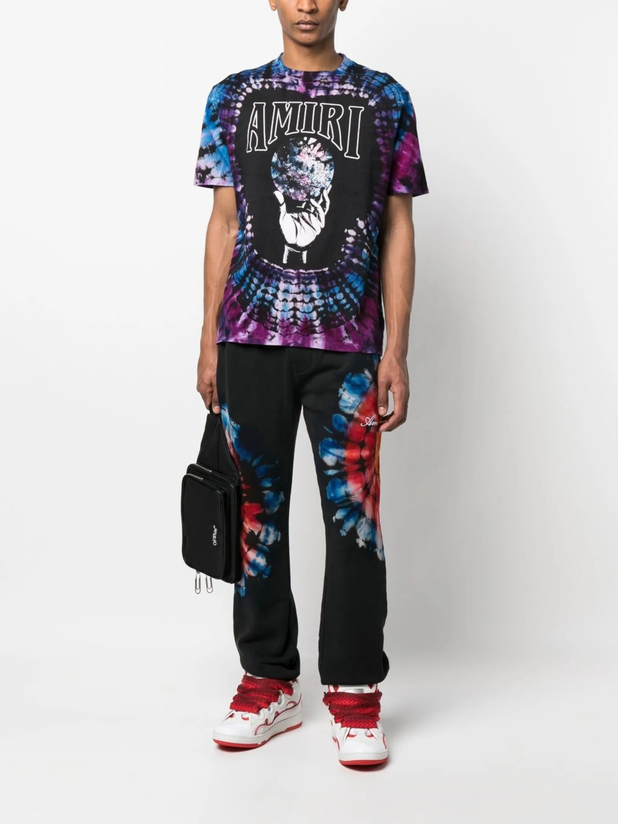 tie-dye cotton T-shirt
