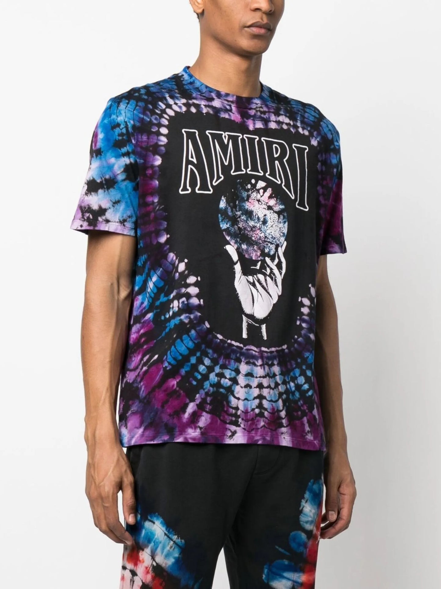 tie-dye cotton T-shirt