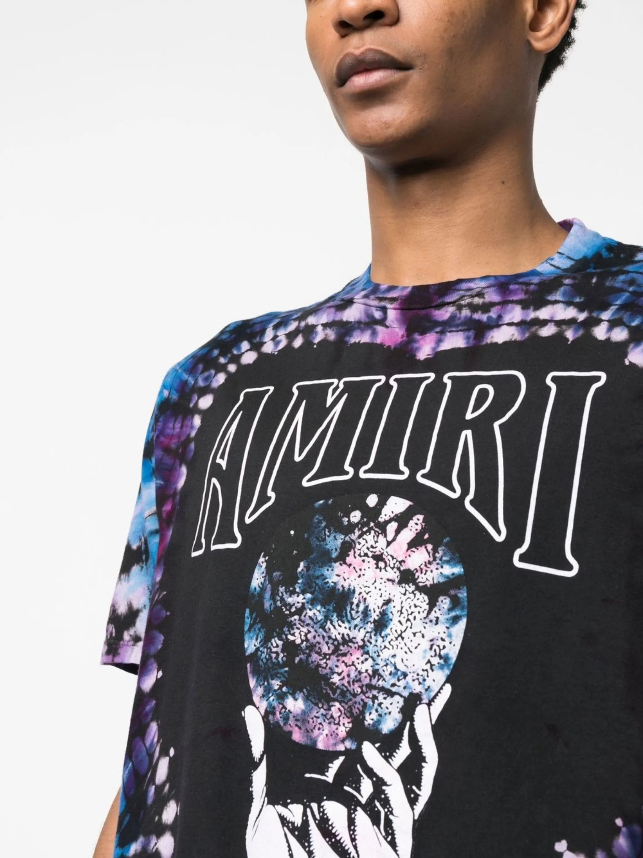 tie-dye cotton T-shirt