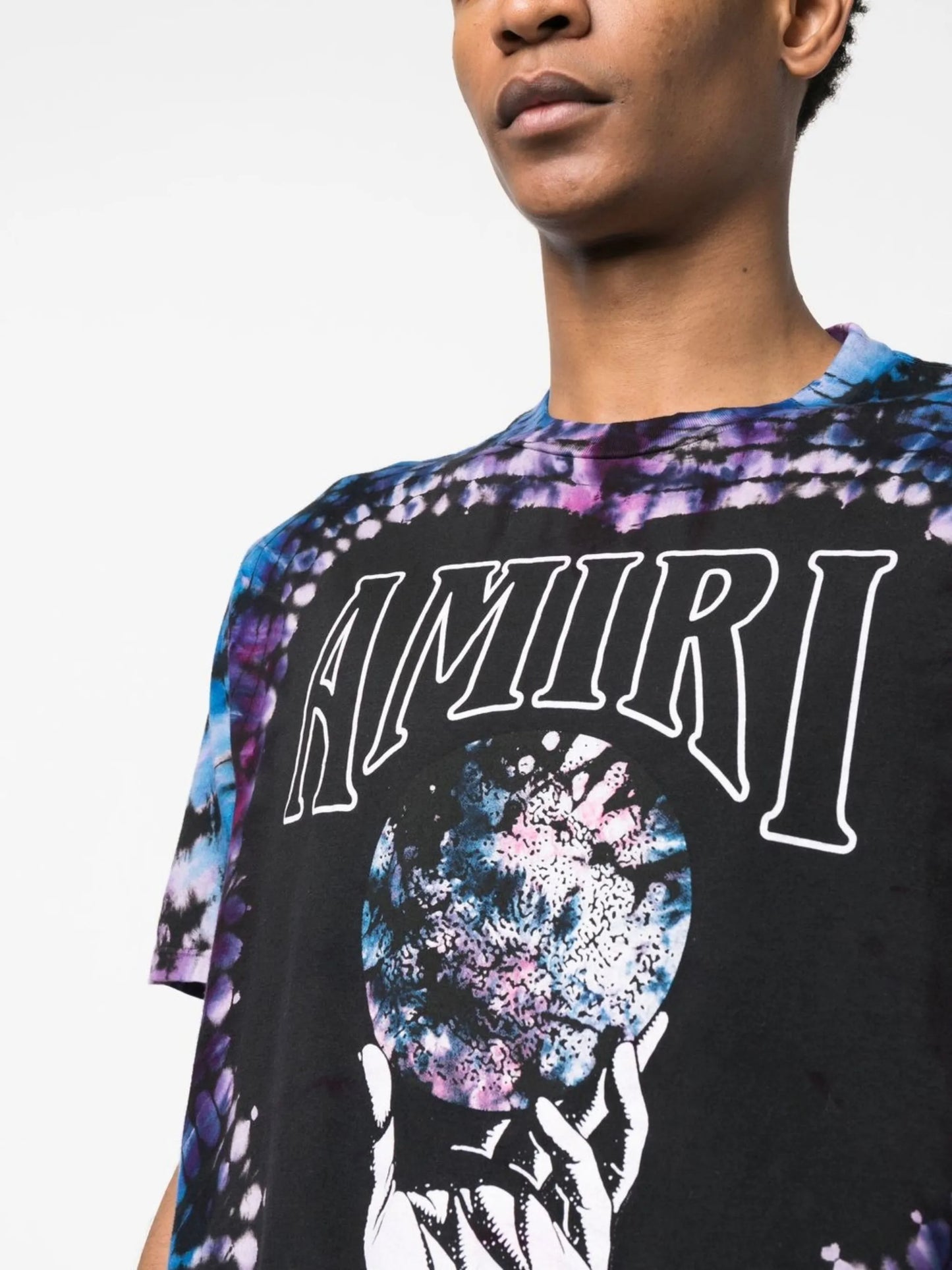 tie-dye cotton T-shirt