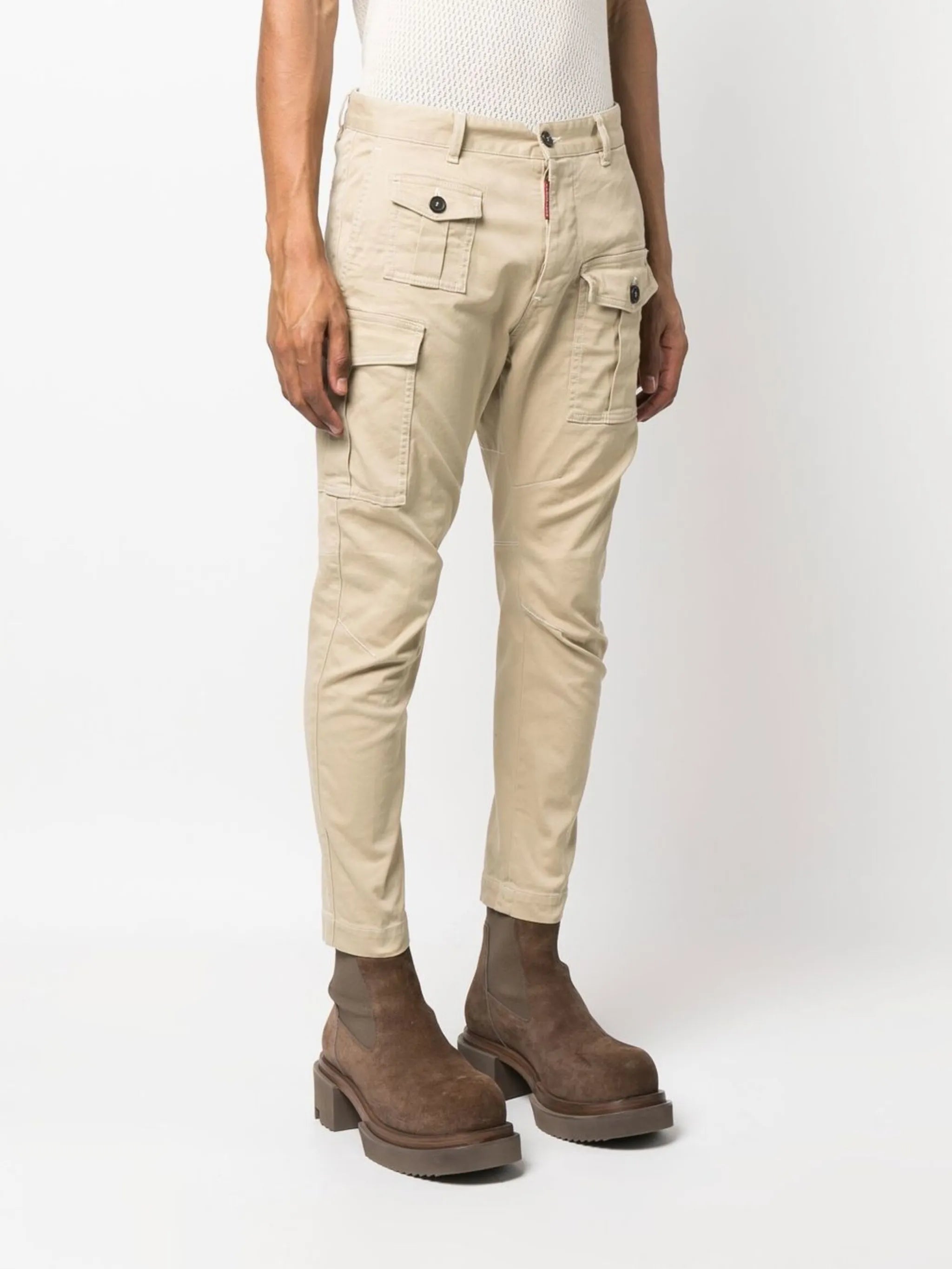 cargo-style chino trousers