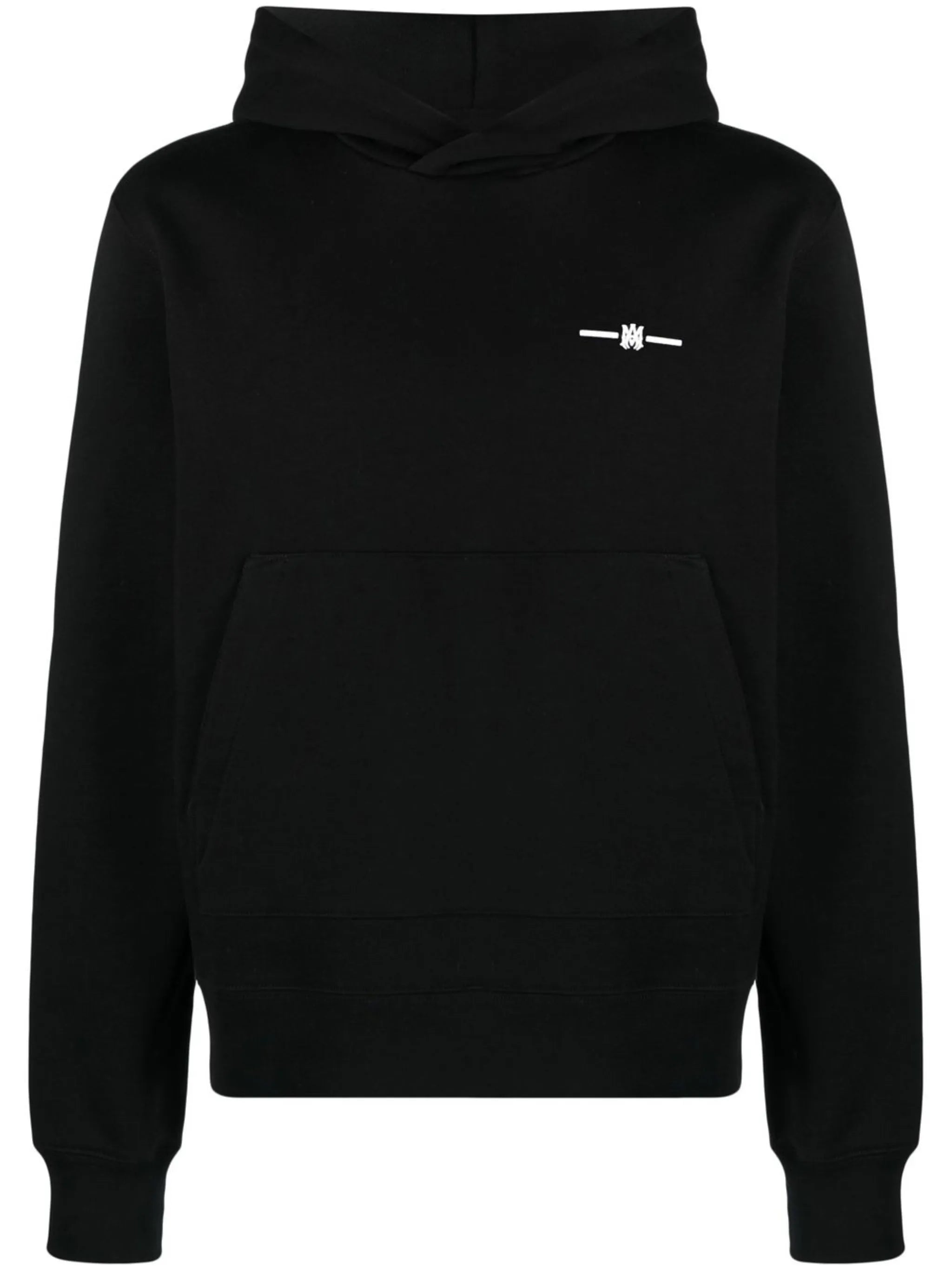 logo-print cotton hoodie