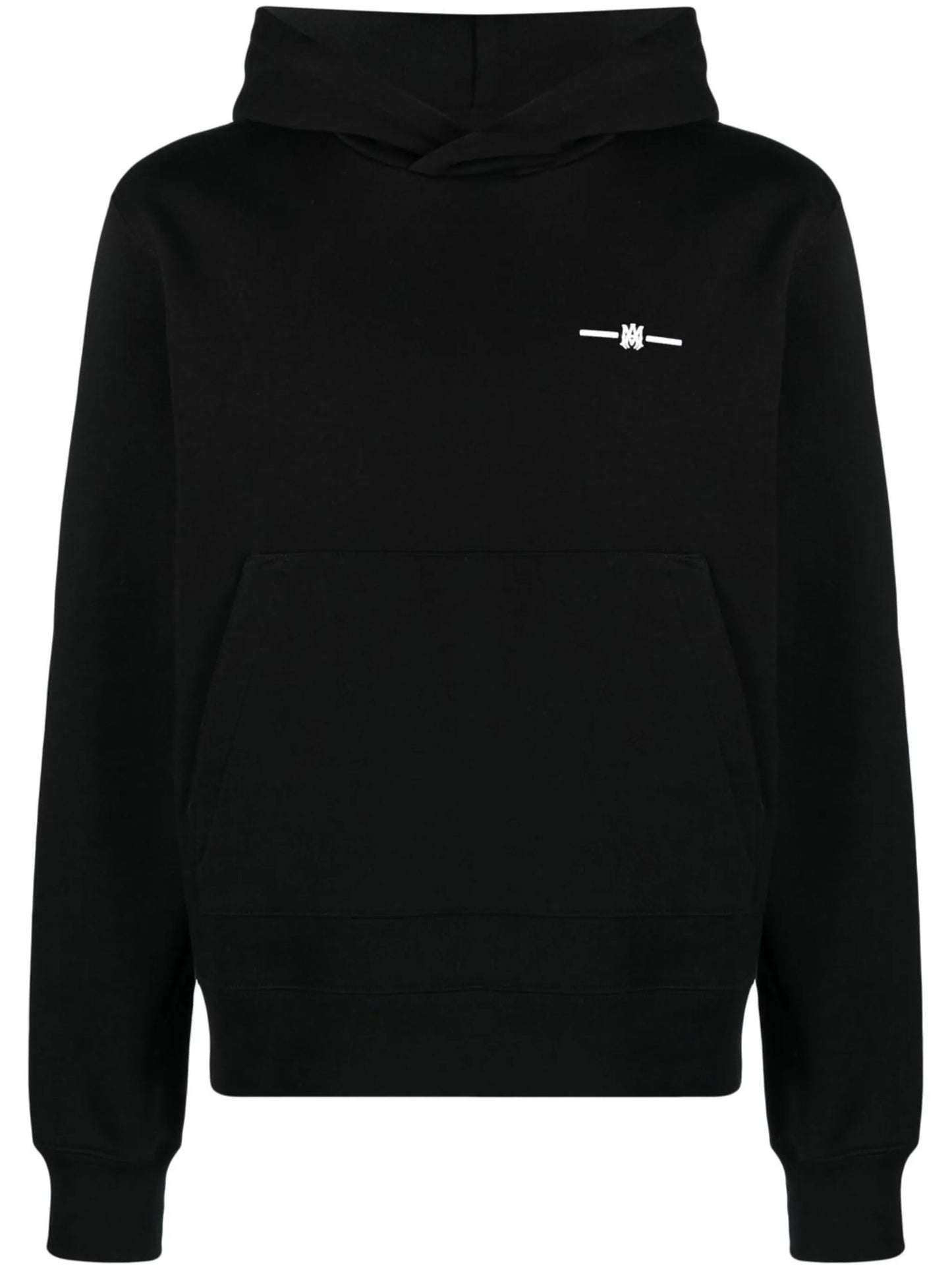 logo-print cotton hoodie