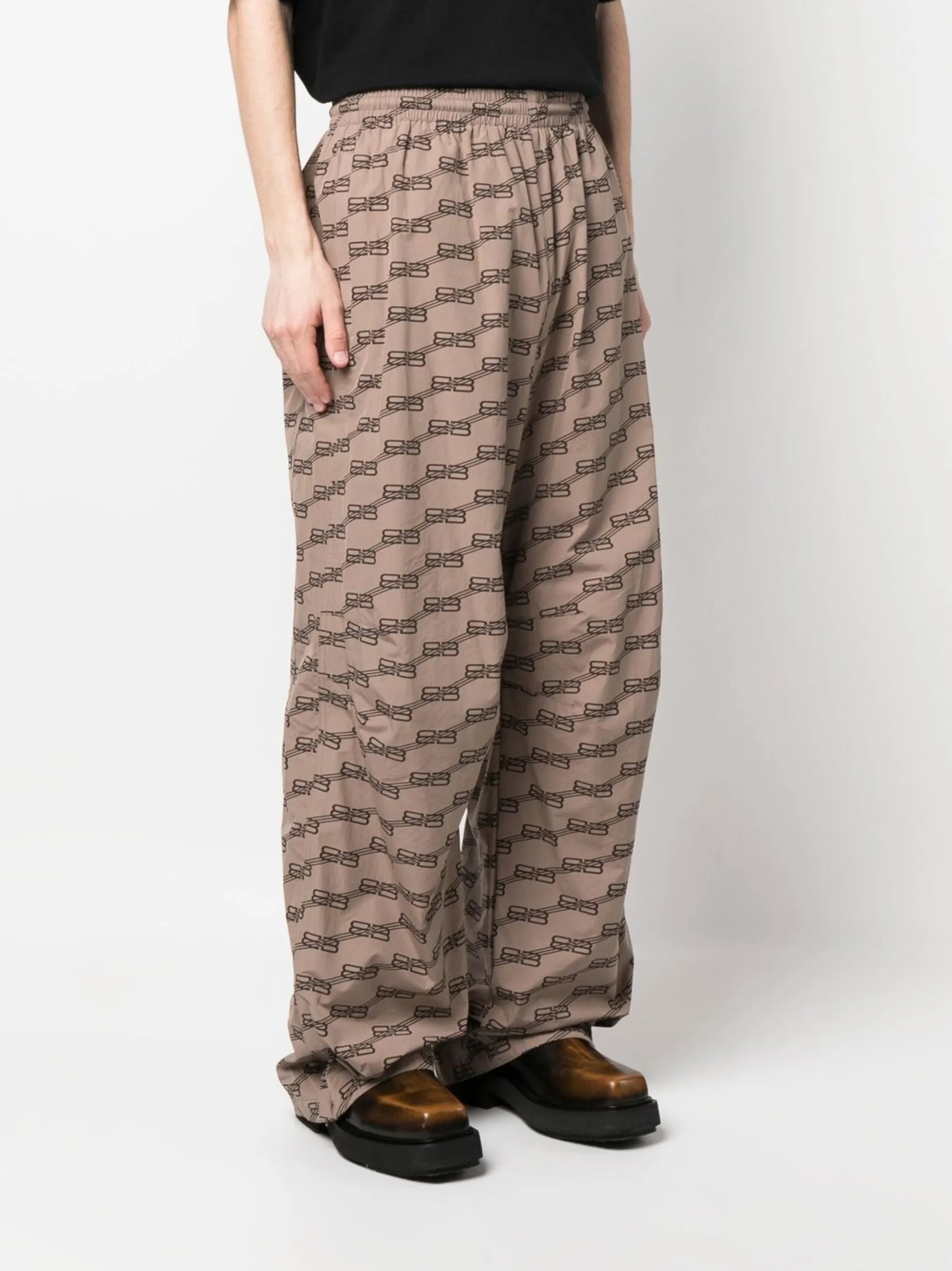logo-print track pants