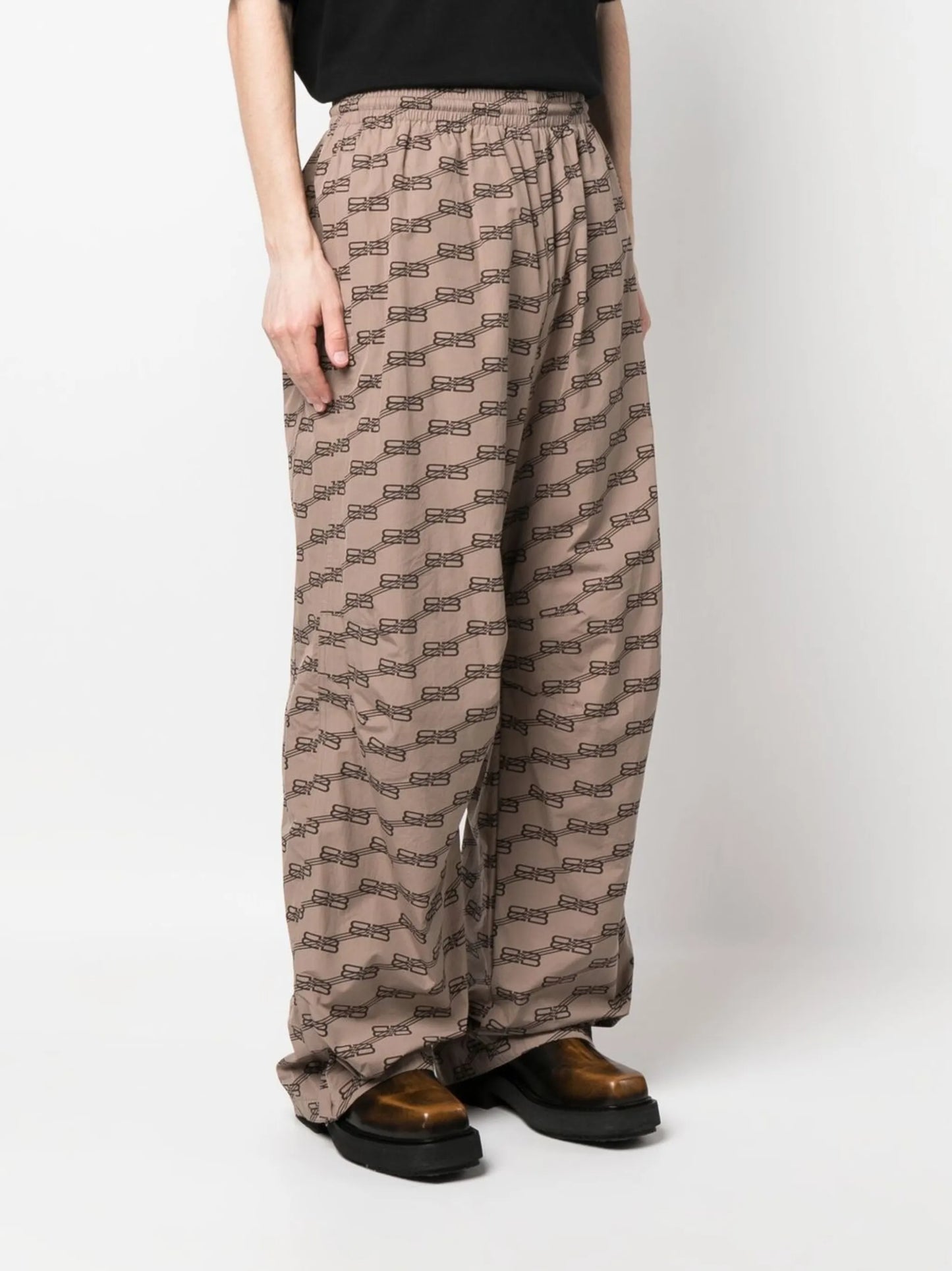 logo-print track pants