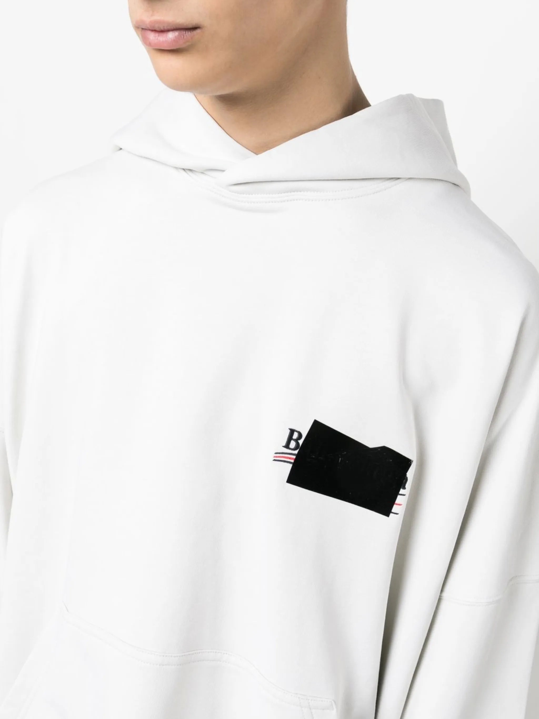 logo-print hoodie