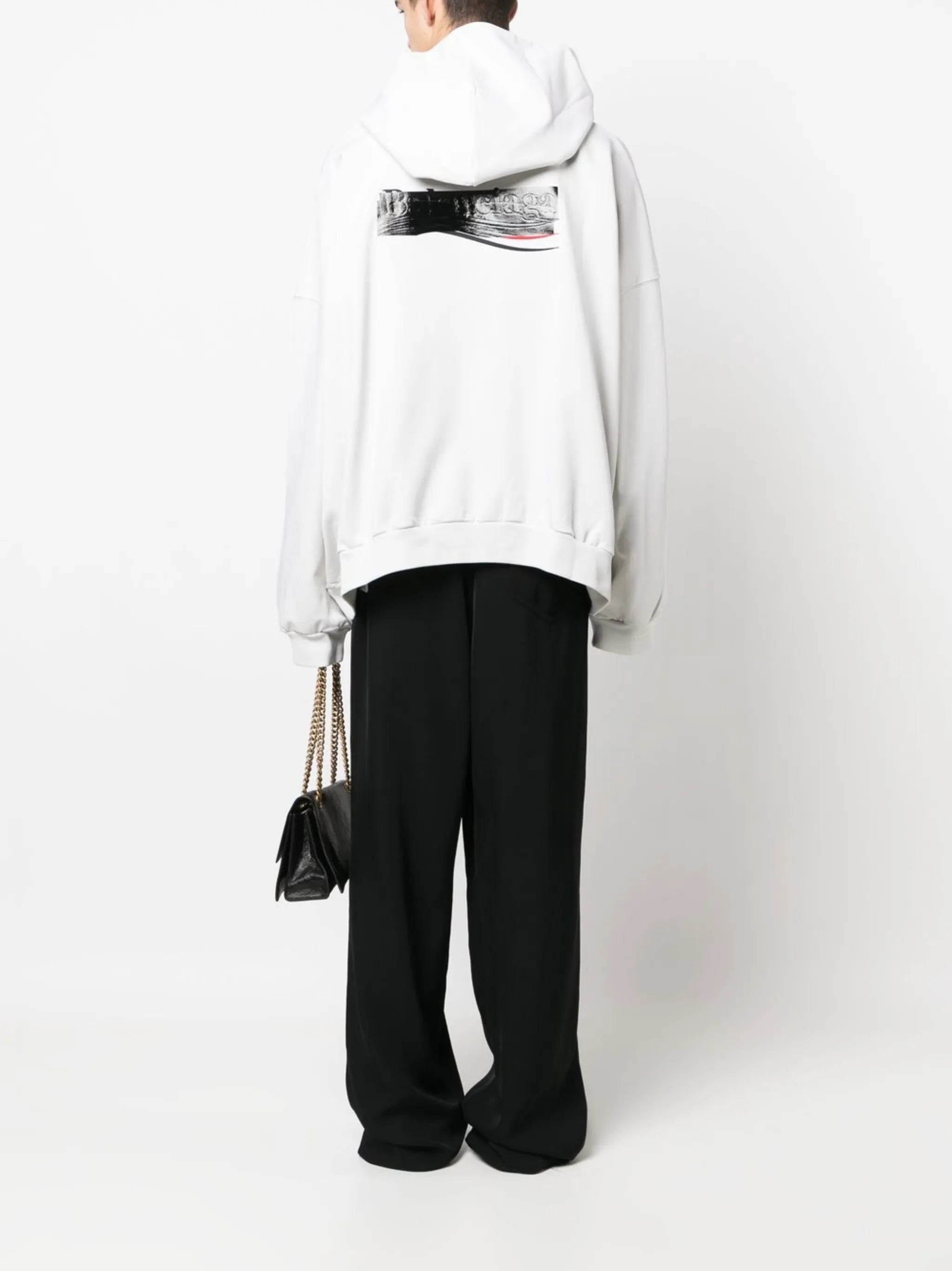 logo-print hoodie