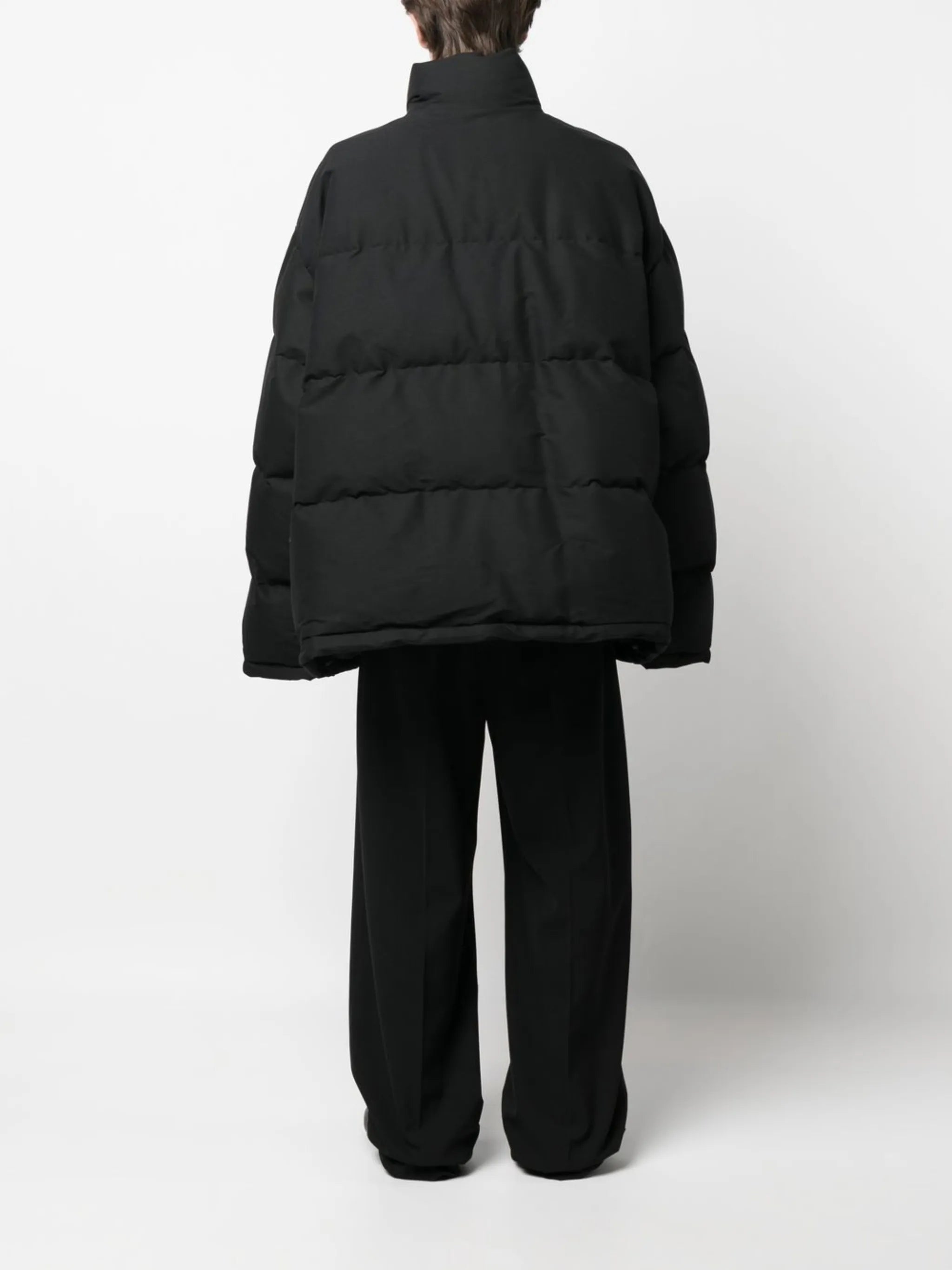 zip-up padded jacket