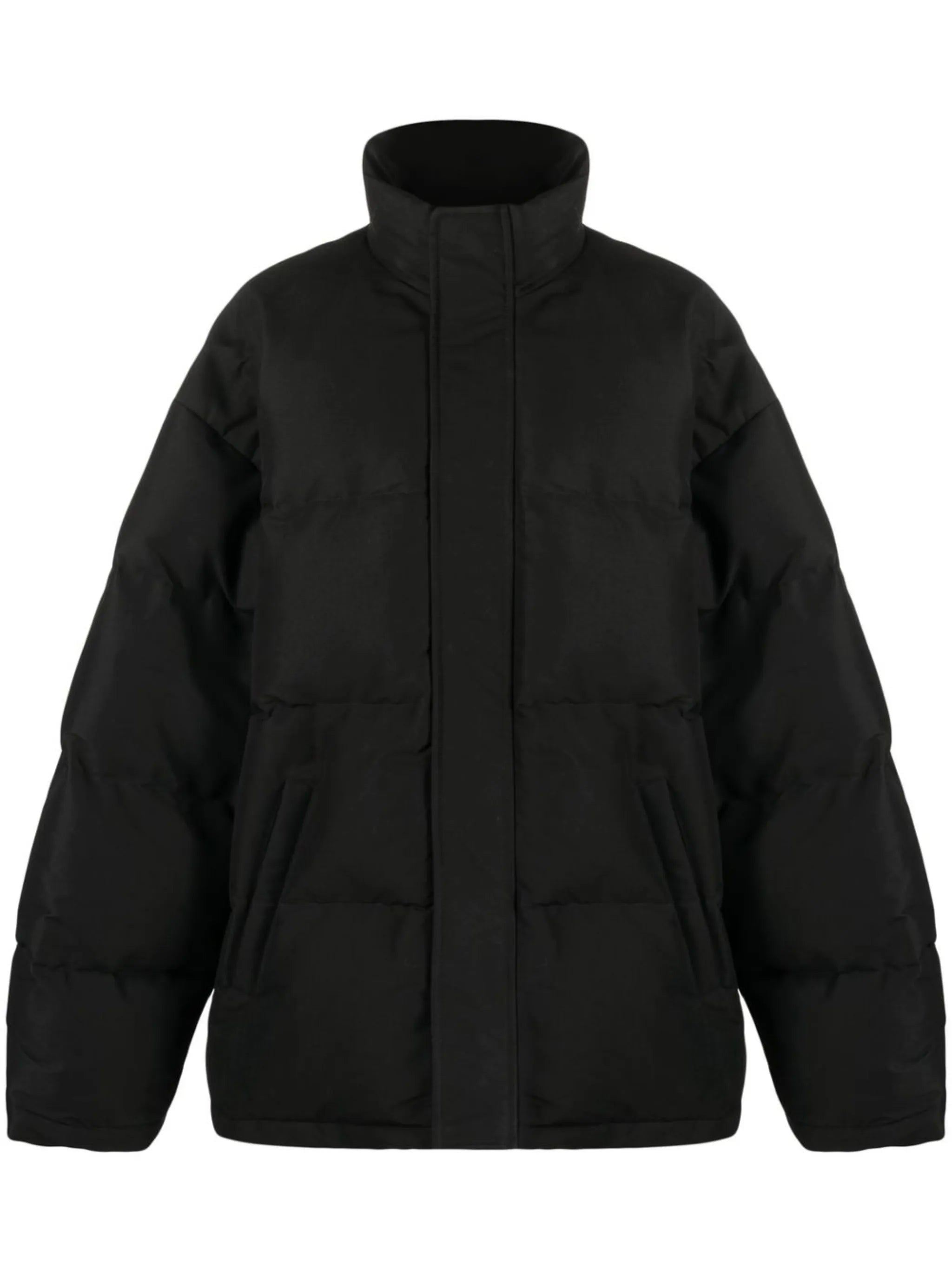 zip-up padded jacket