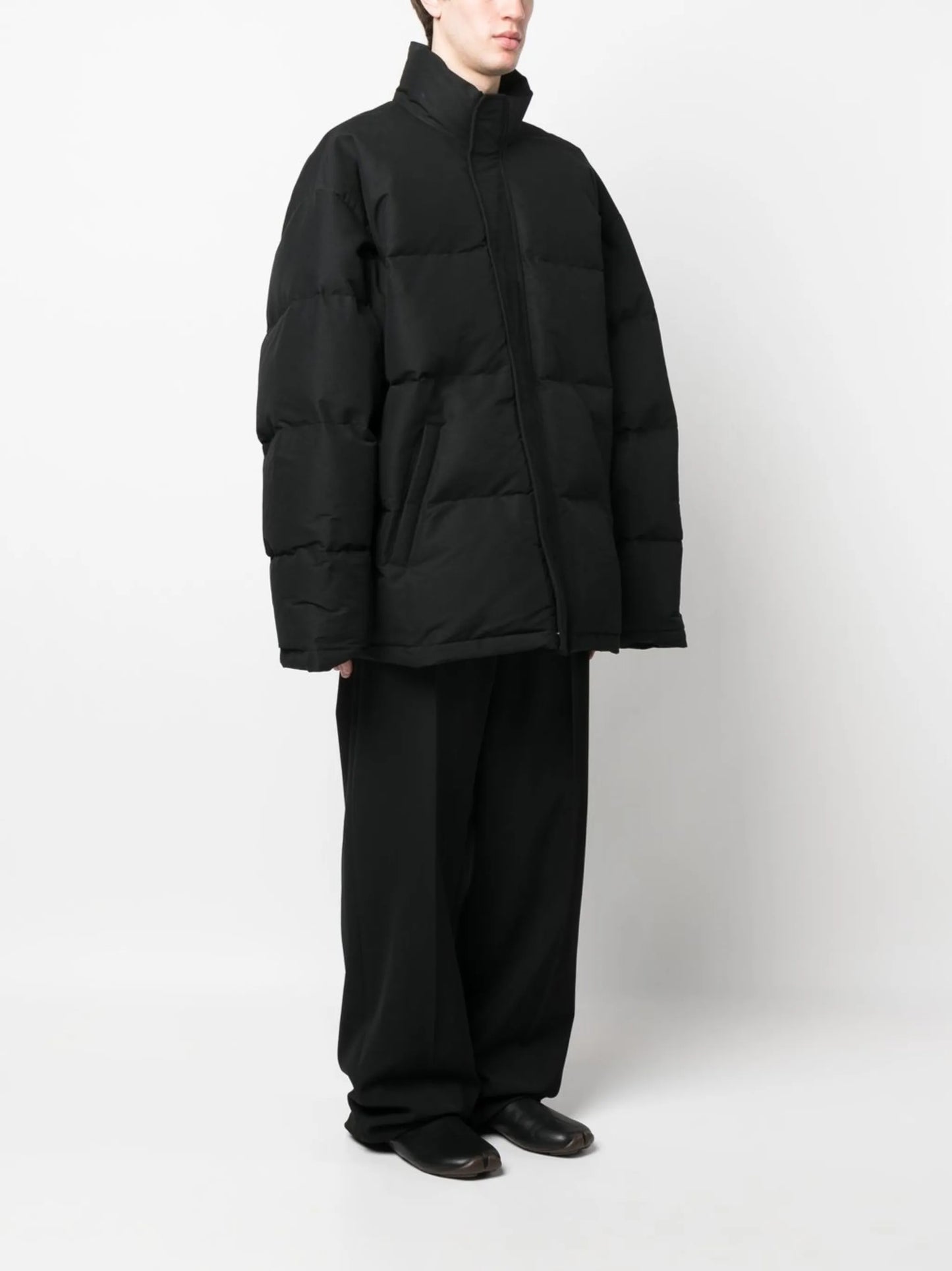 zip-up padded jacket