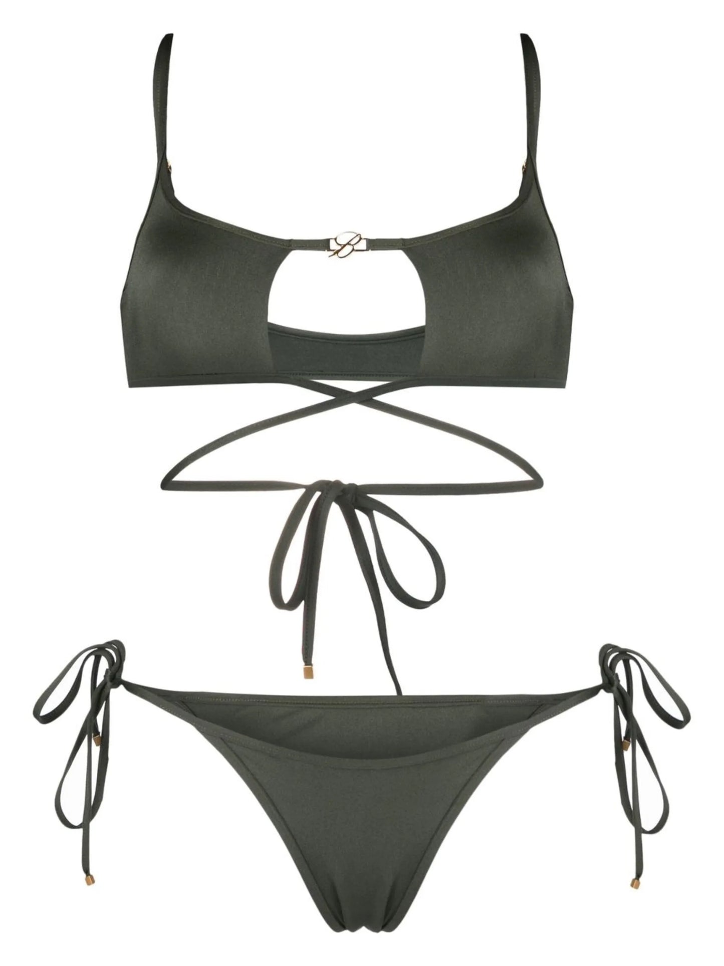 cut-out tie bikini