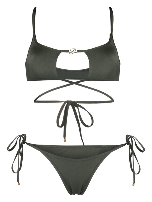 cut-out tie bikini