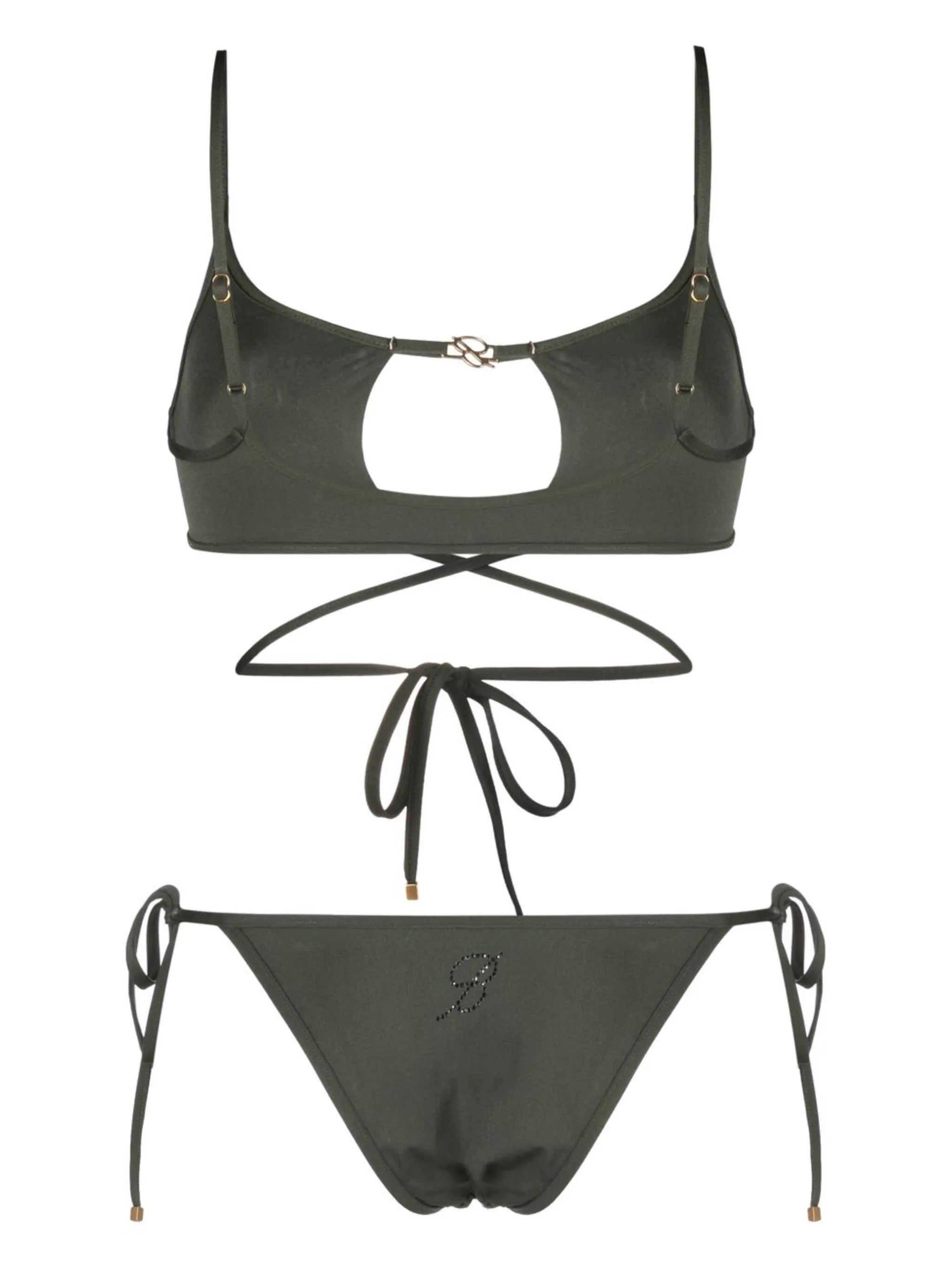 cut-out tie bikini