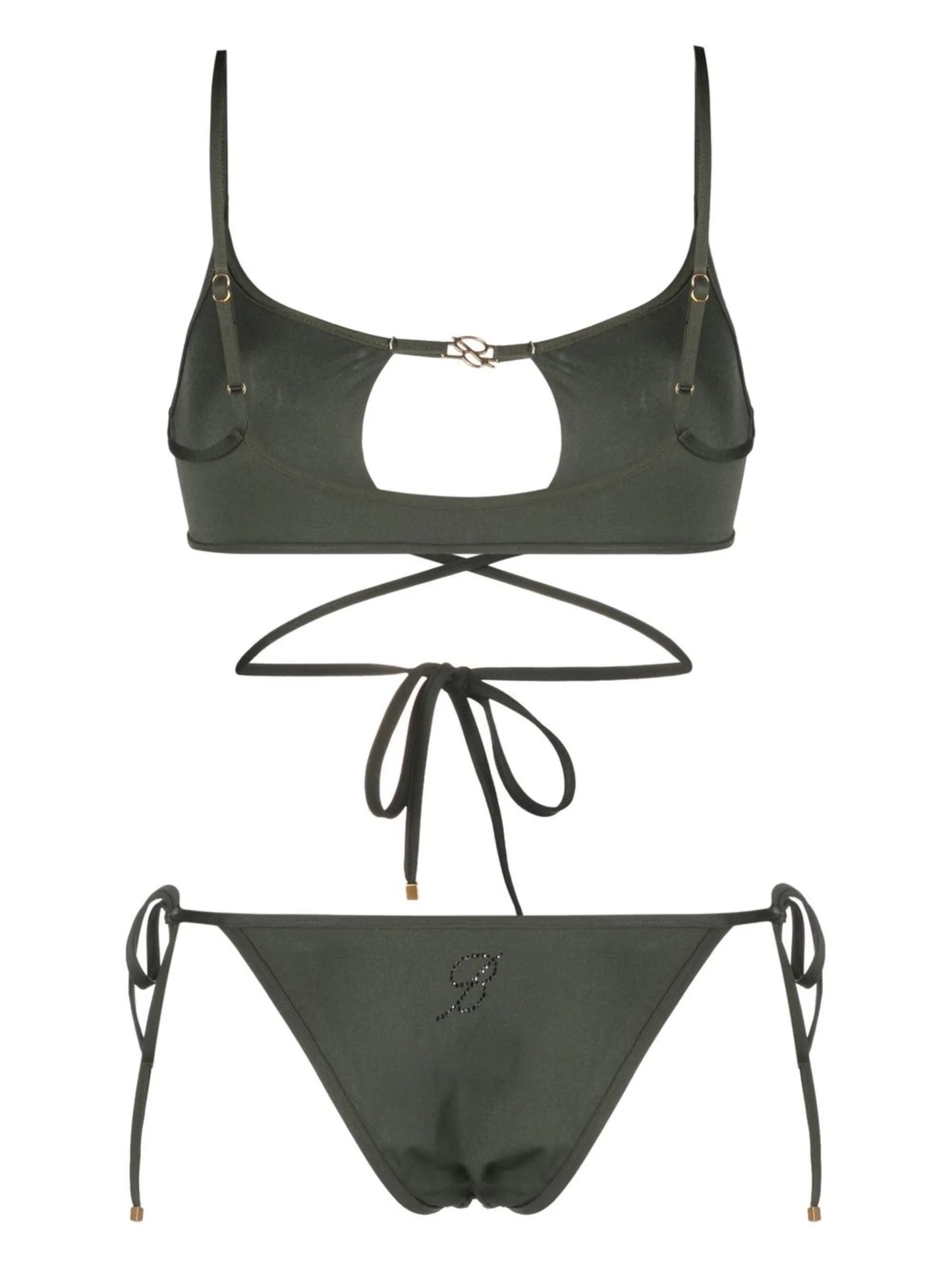 cut-out tie bikini