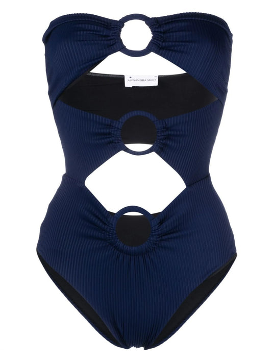 Anya ring-hardware cut-out swimsuit