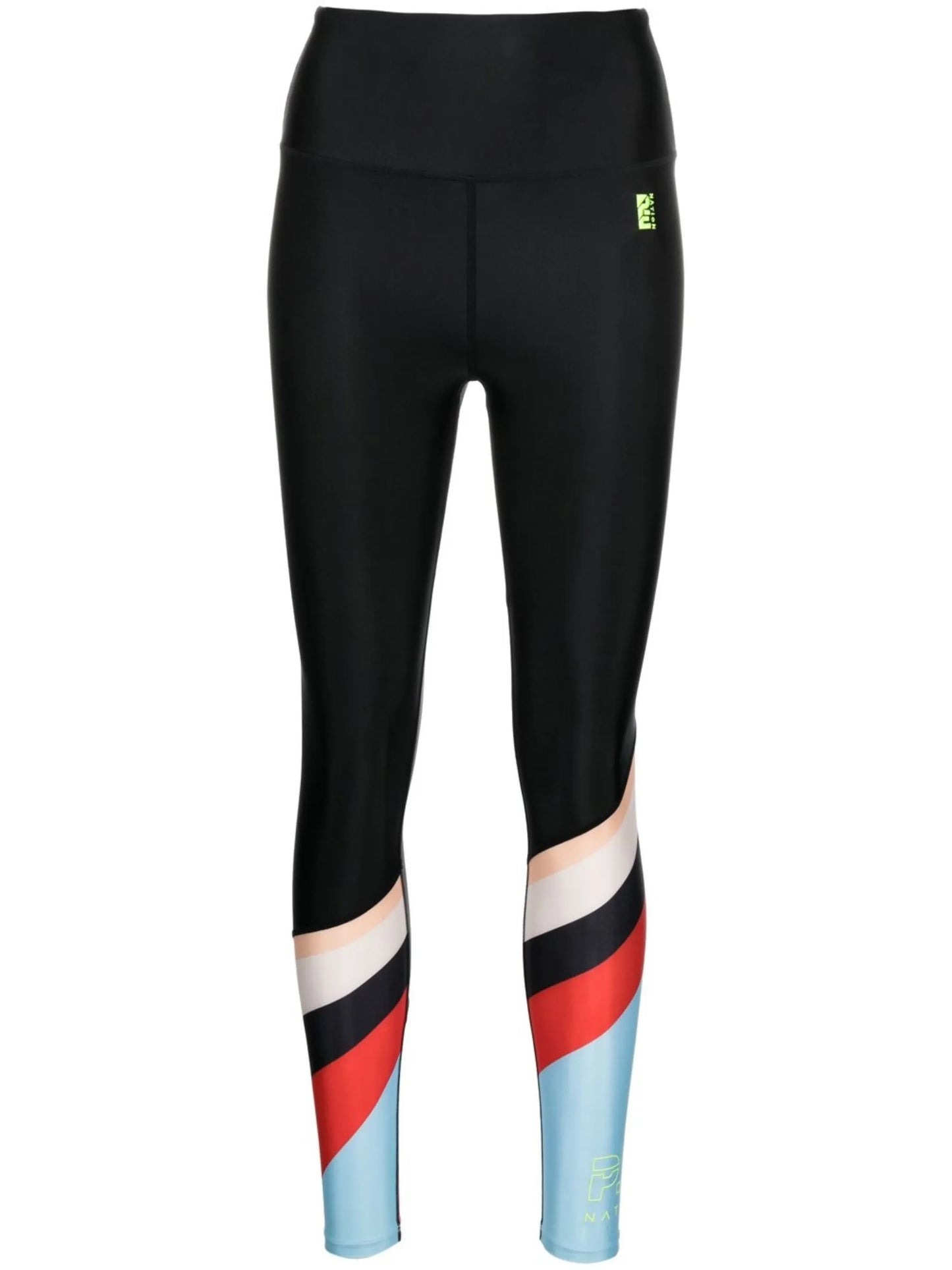 Roll Shot striped leggings