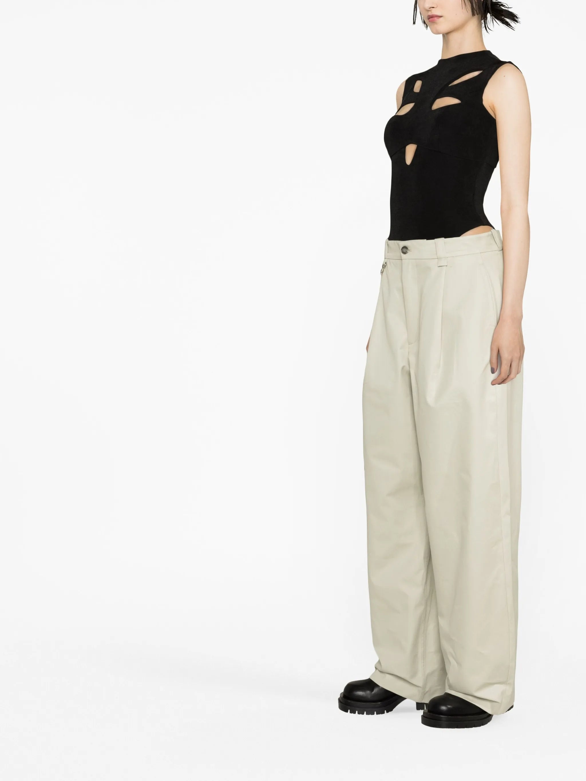 cut-out detailing bodysuit