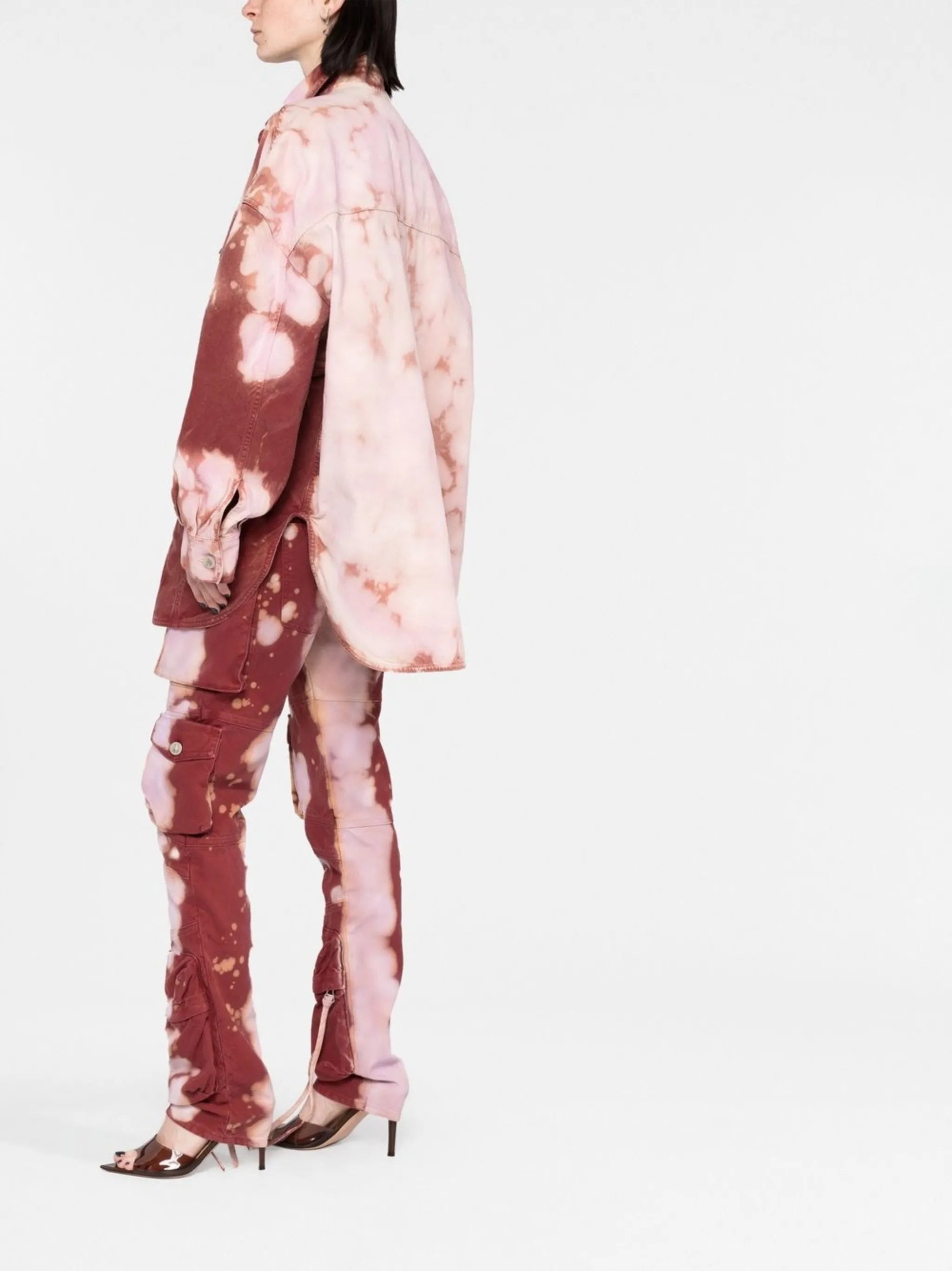 tie-dye denim jacket