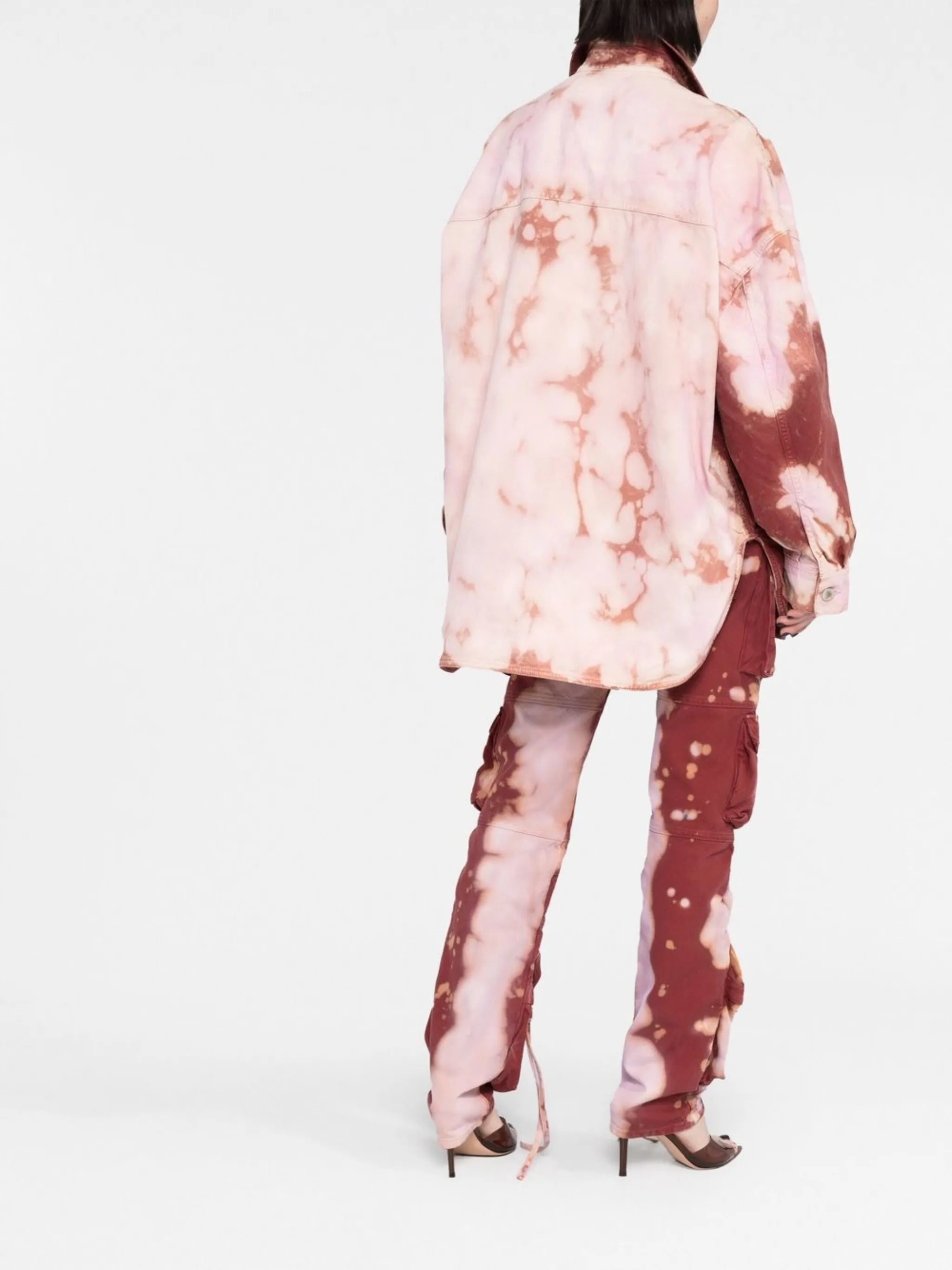 tie-dye denim jacket