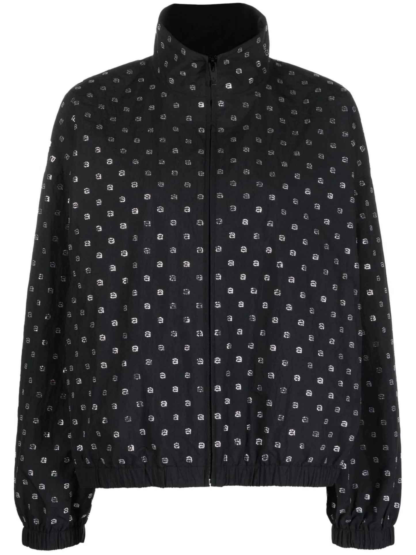 polka dot-print bomber jacket