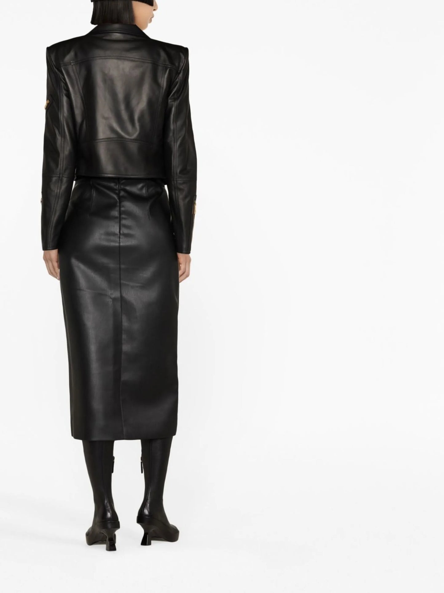 leather biker jacket